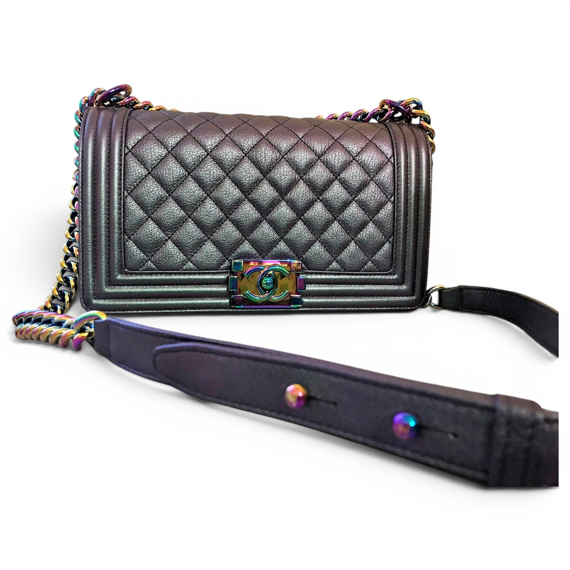 Boy leather handbag