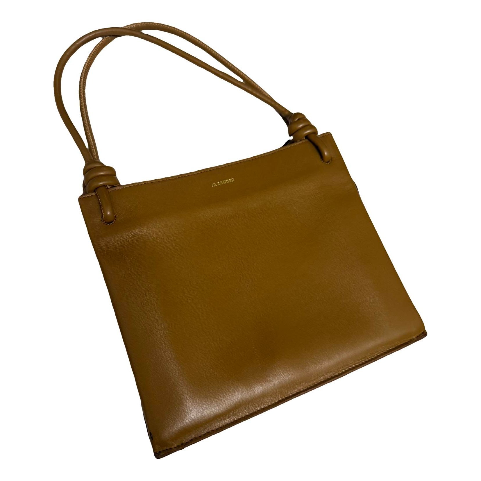 Jil Sander Tangle leather crossbody bag