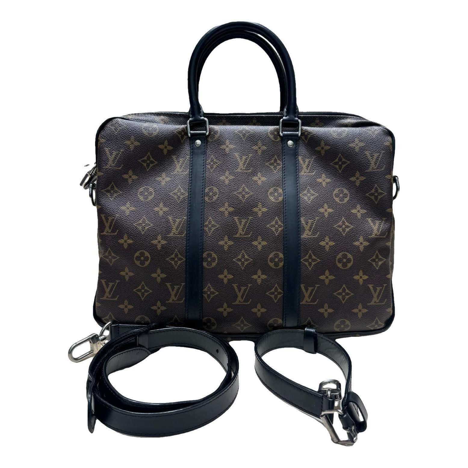 Porte Documents Voyage leather handbag