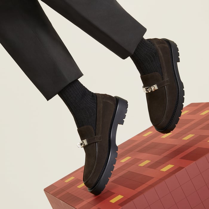 Marron Ébène Icone Loafer