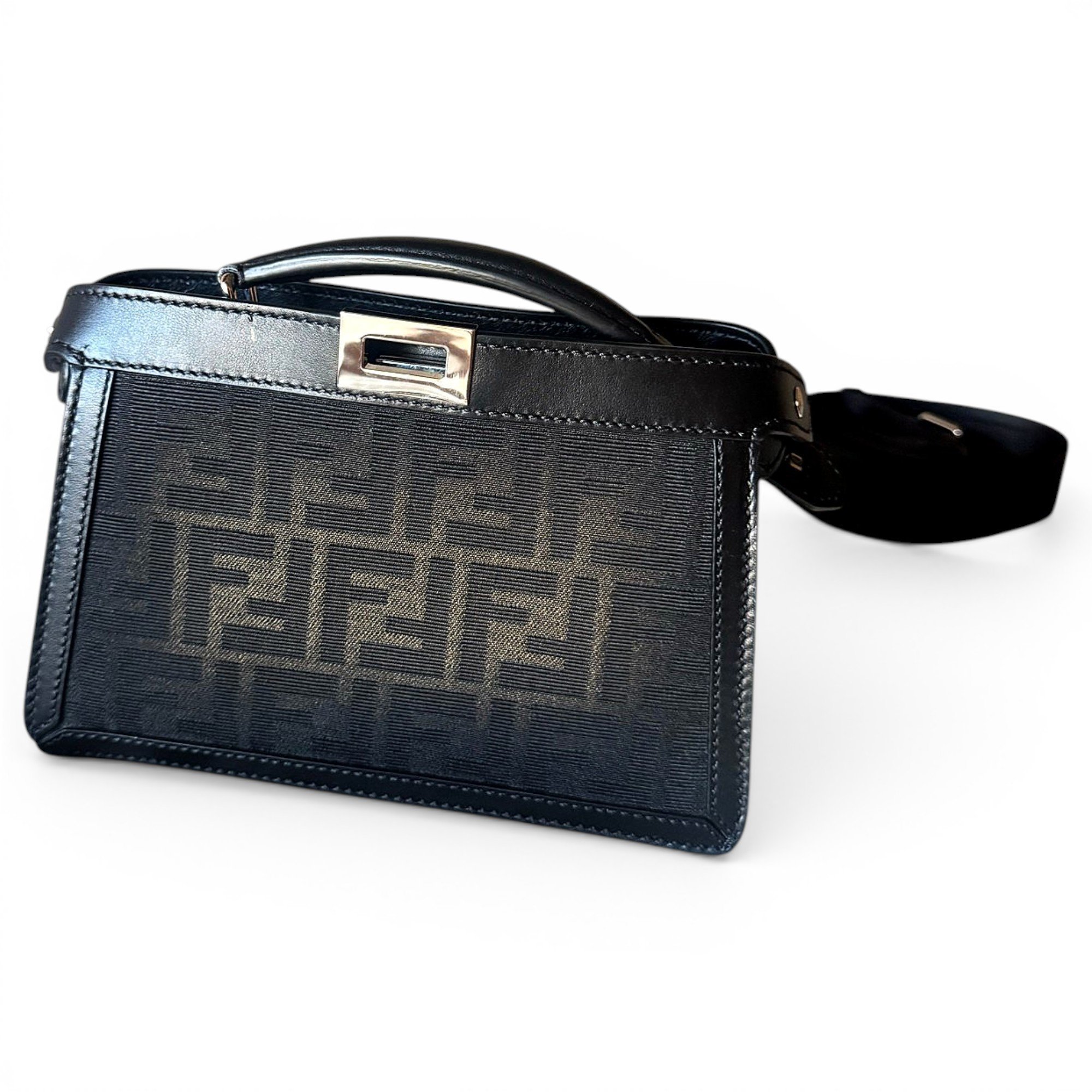 Fendi Peekaboo cloth handbag