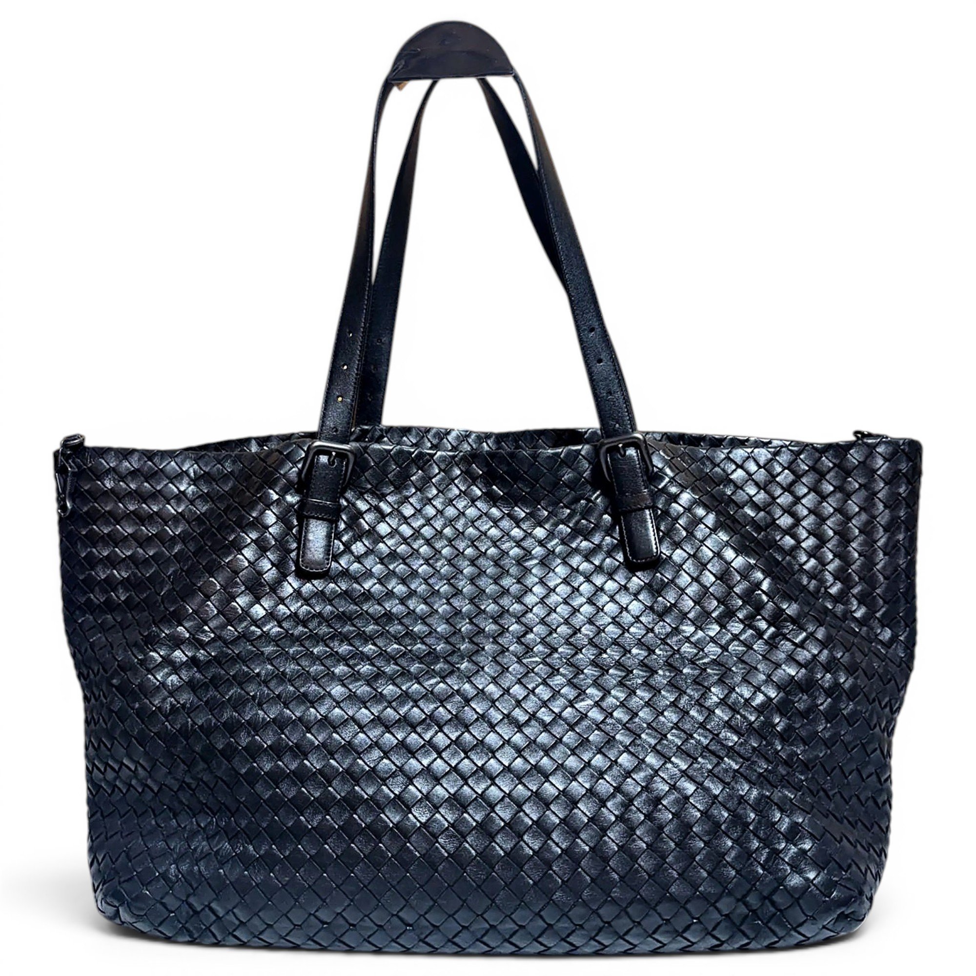 Leather tote