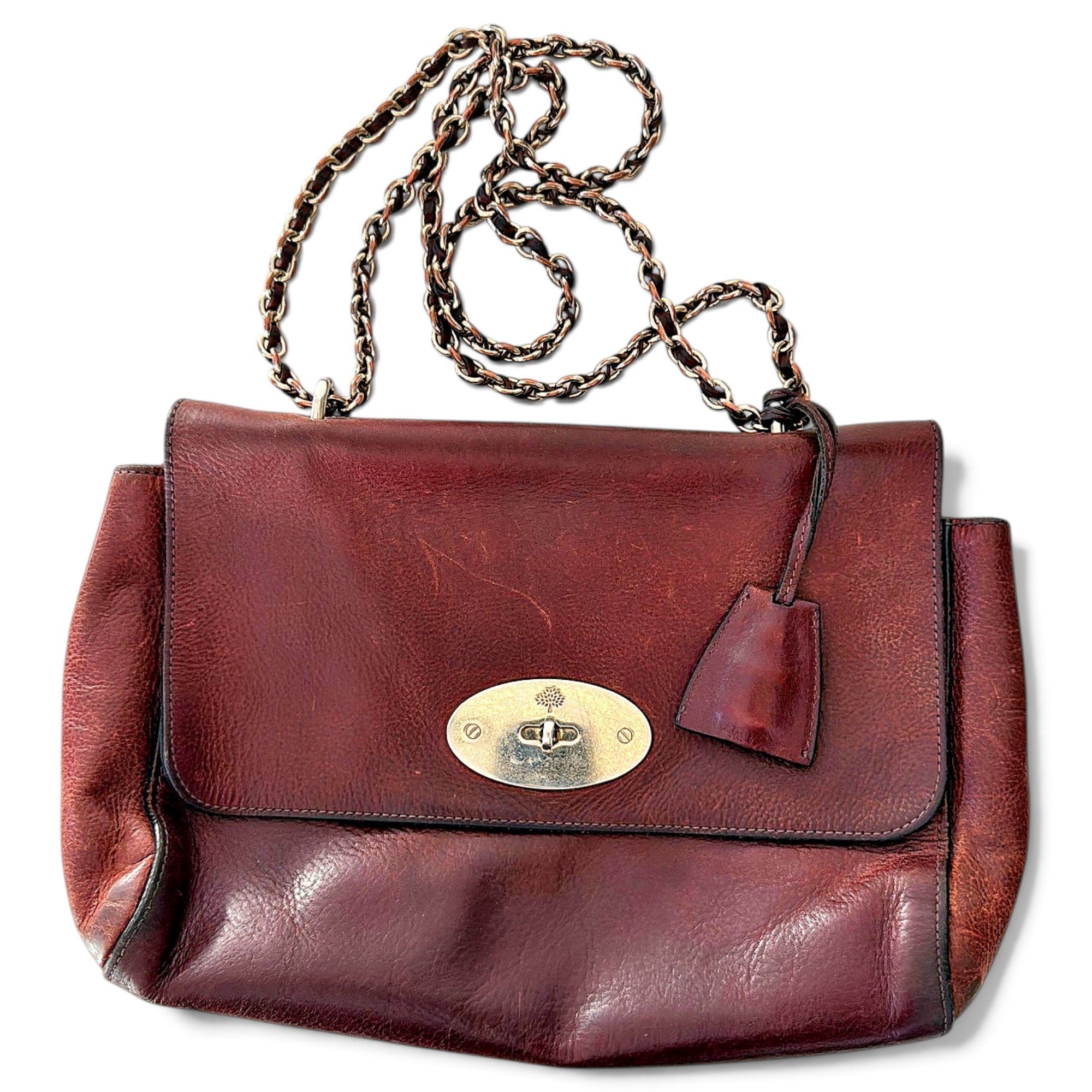 Lily leather handbag