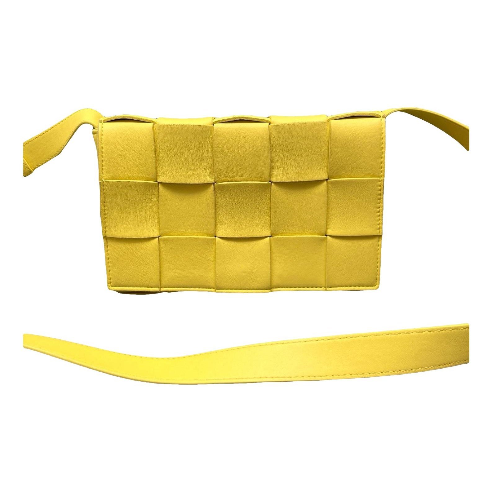 Cassette leather handbag