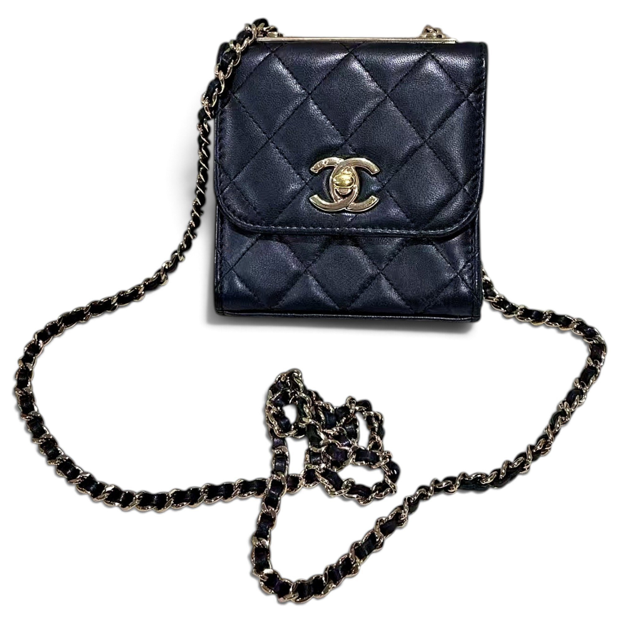 Leather mini bag