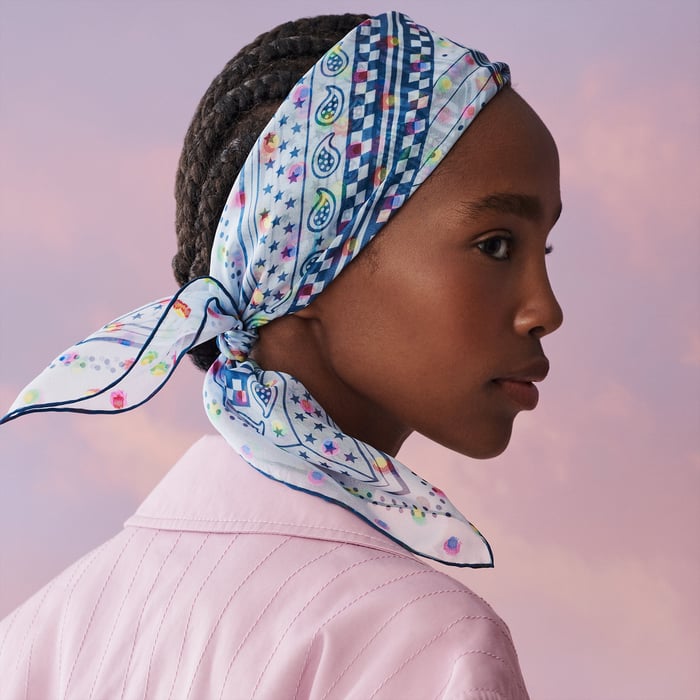 Sangles En Zig Zag Pois Rainbow Scarf 60