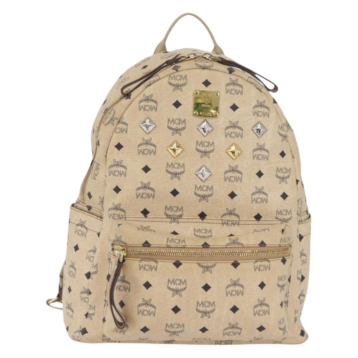 Leather backpack