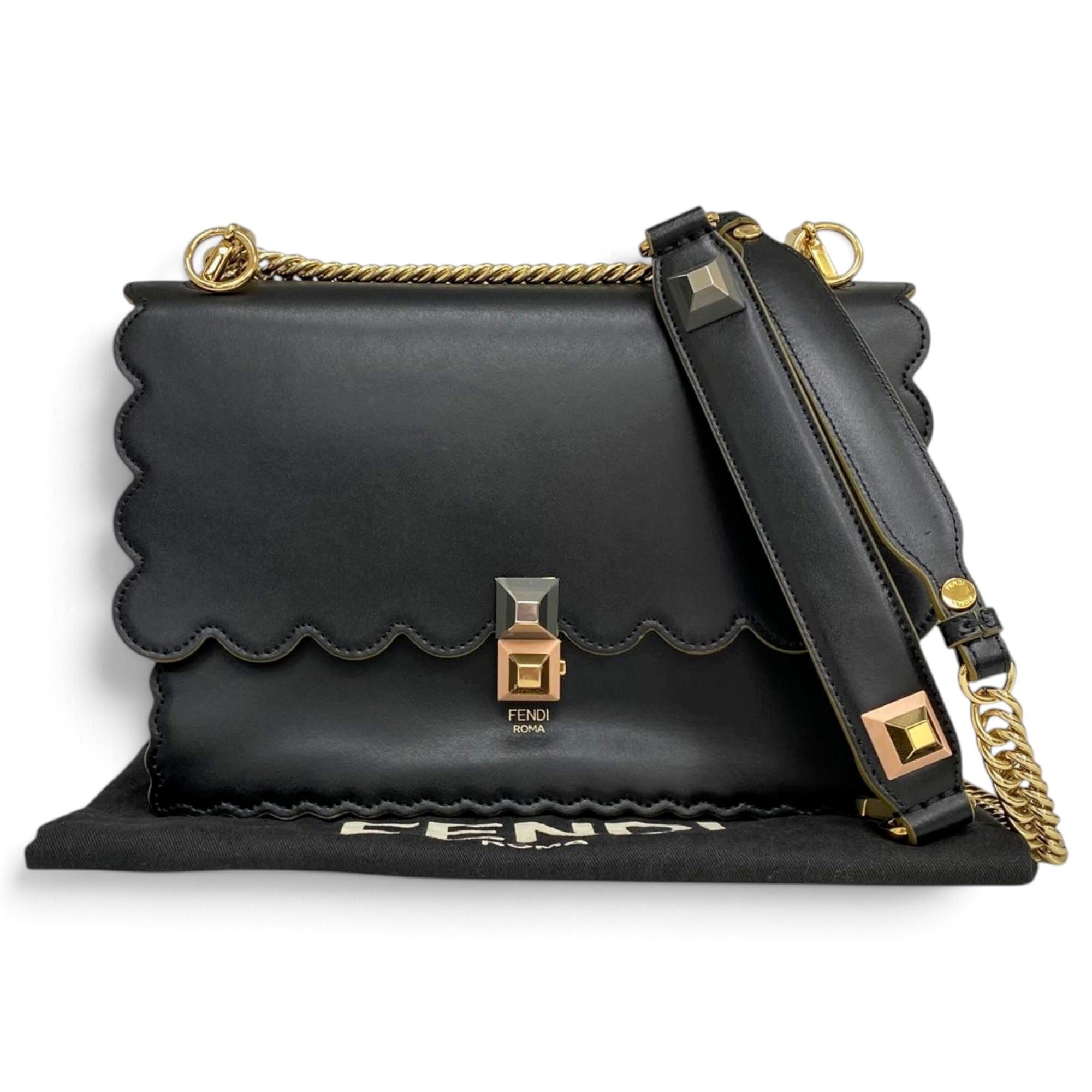 Kan I leather handbag