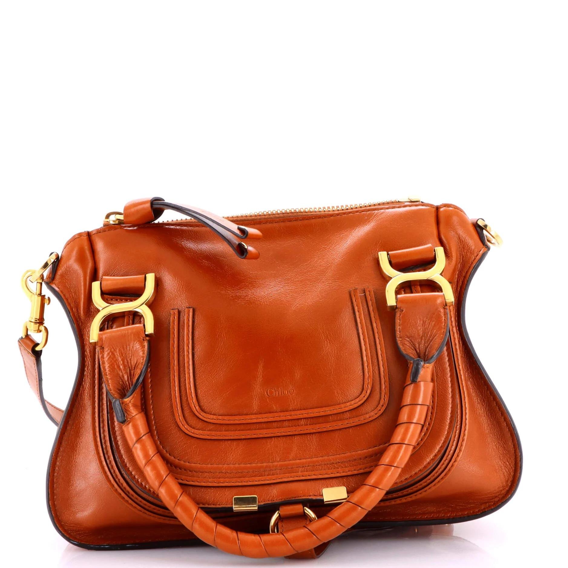 Leather satchel