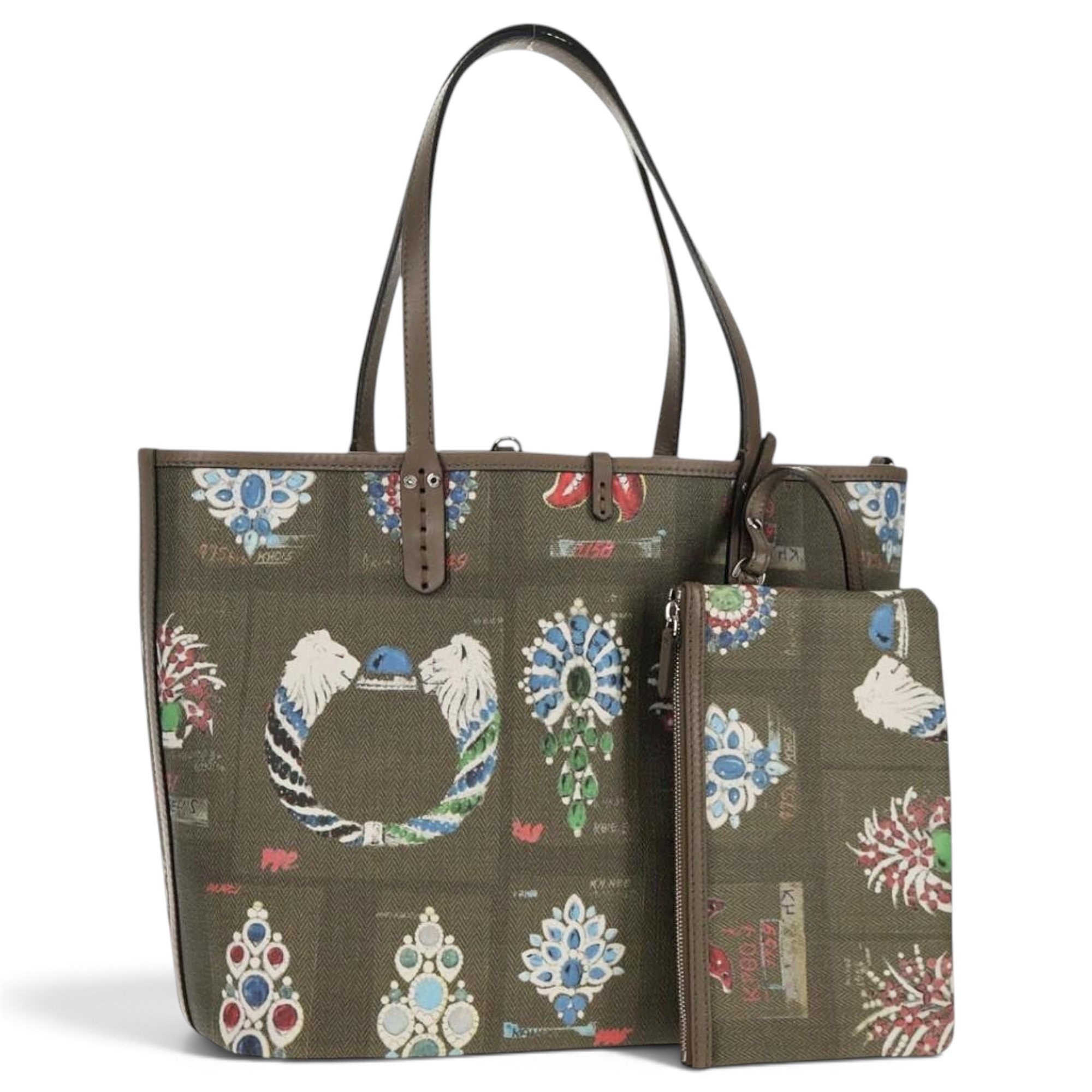 Leather tote