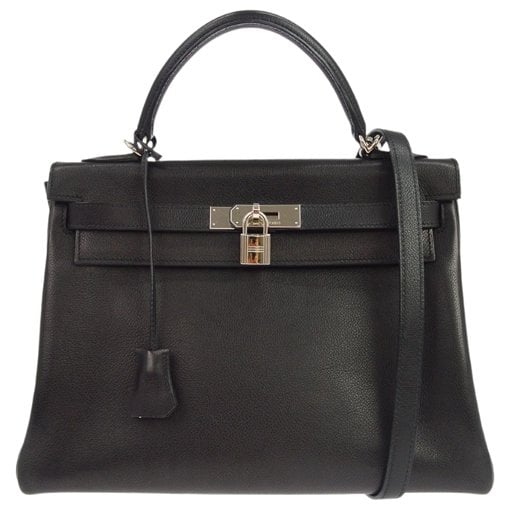 Kelly 32 leather handbag