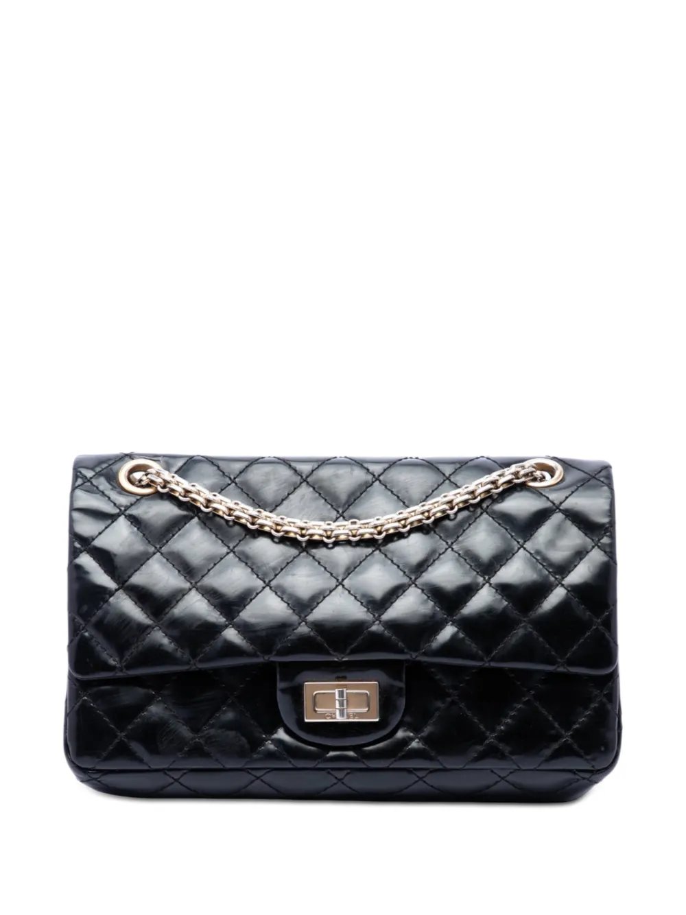 2008-2009 Quilted Glazed Calfskin Reissue 2.55 Accordion Flap 225 shoulder bag
