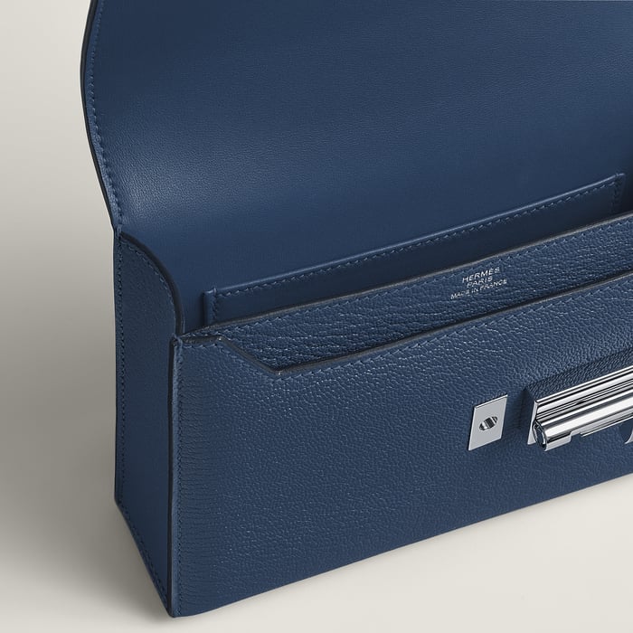 Navy Verrou Chaine Mini Bag