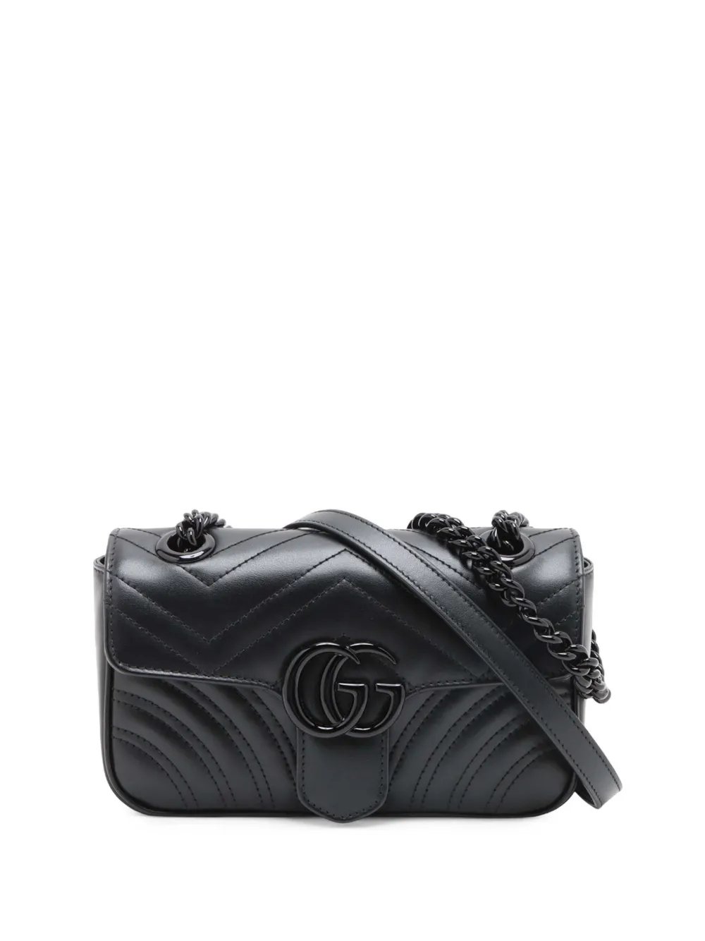 2016-2026 Small GG Marmont Matelasse Calfskin Monochrome shoulder bag