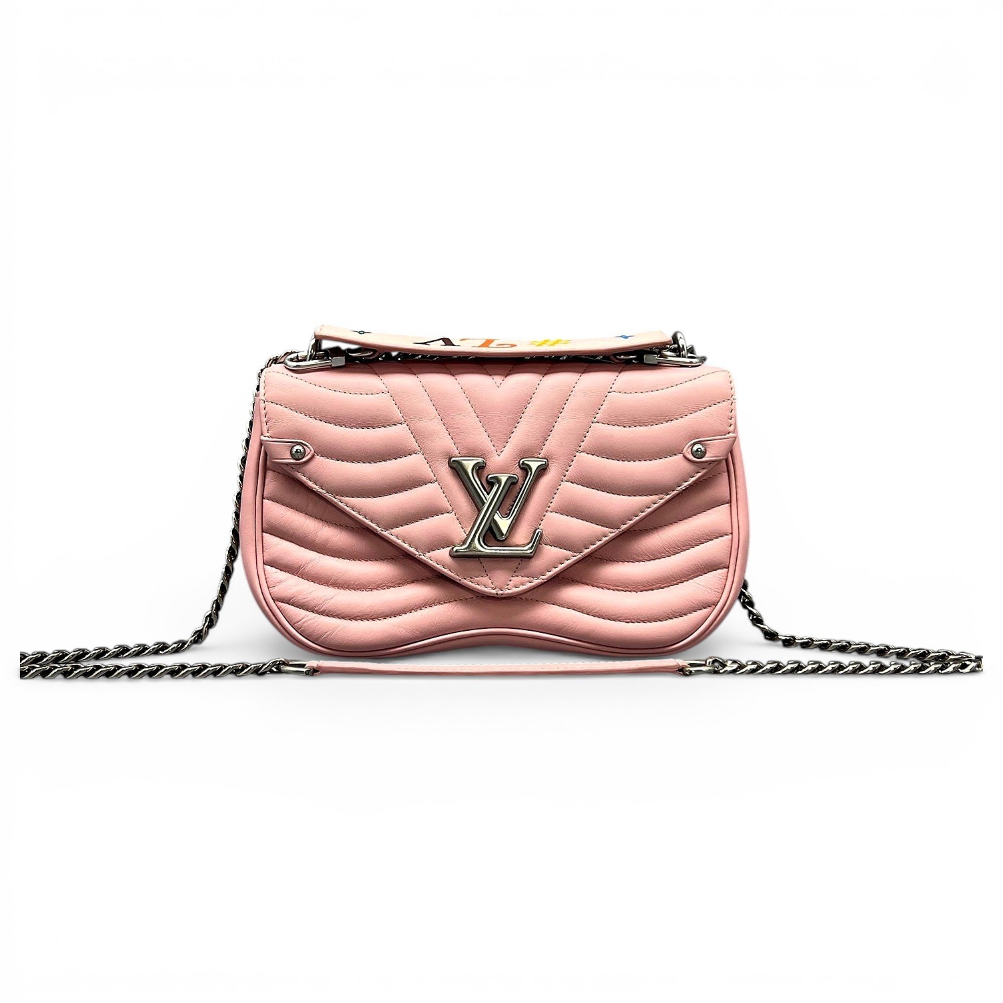 New Wave leather handbag