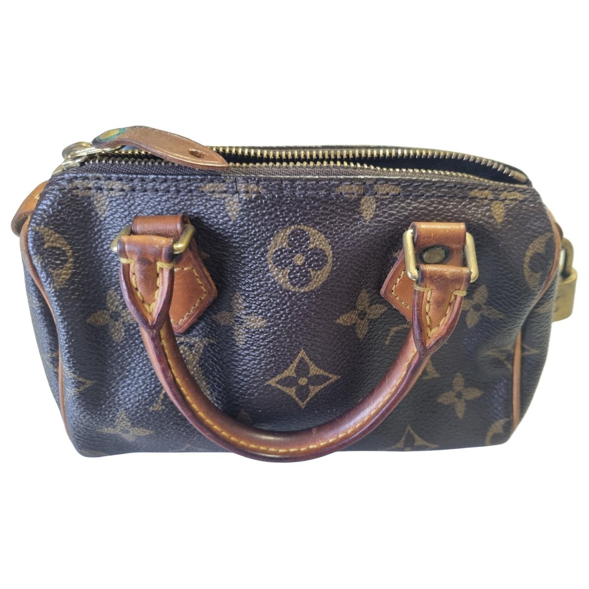 Louis Vuitton Nano Speedy / Mini HL leather mini bag