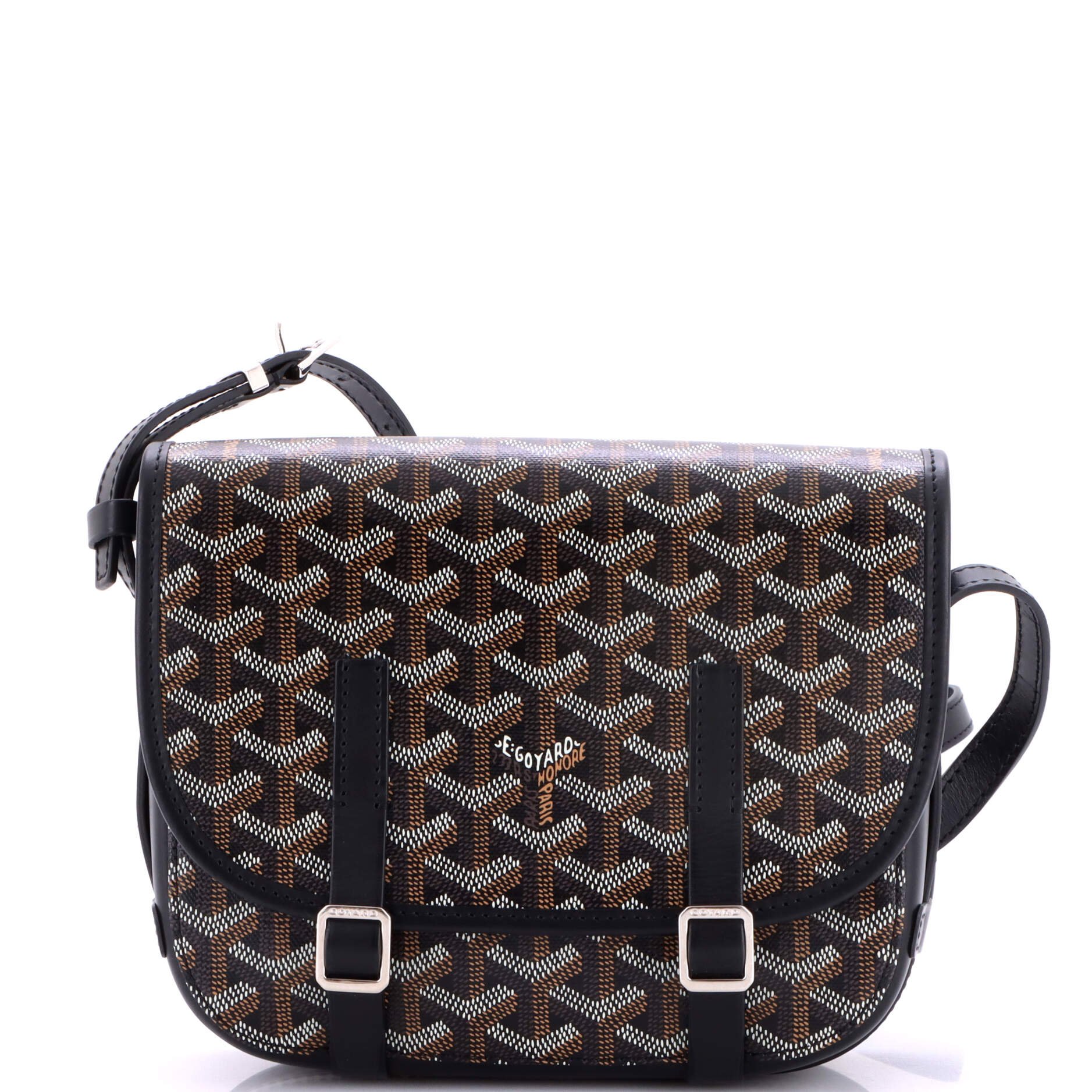 Belvedere Messenger Bag Coated Canvas with Leather PM