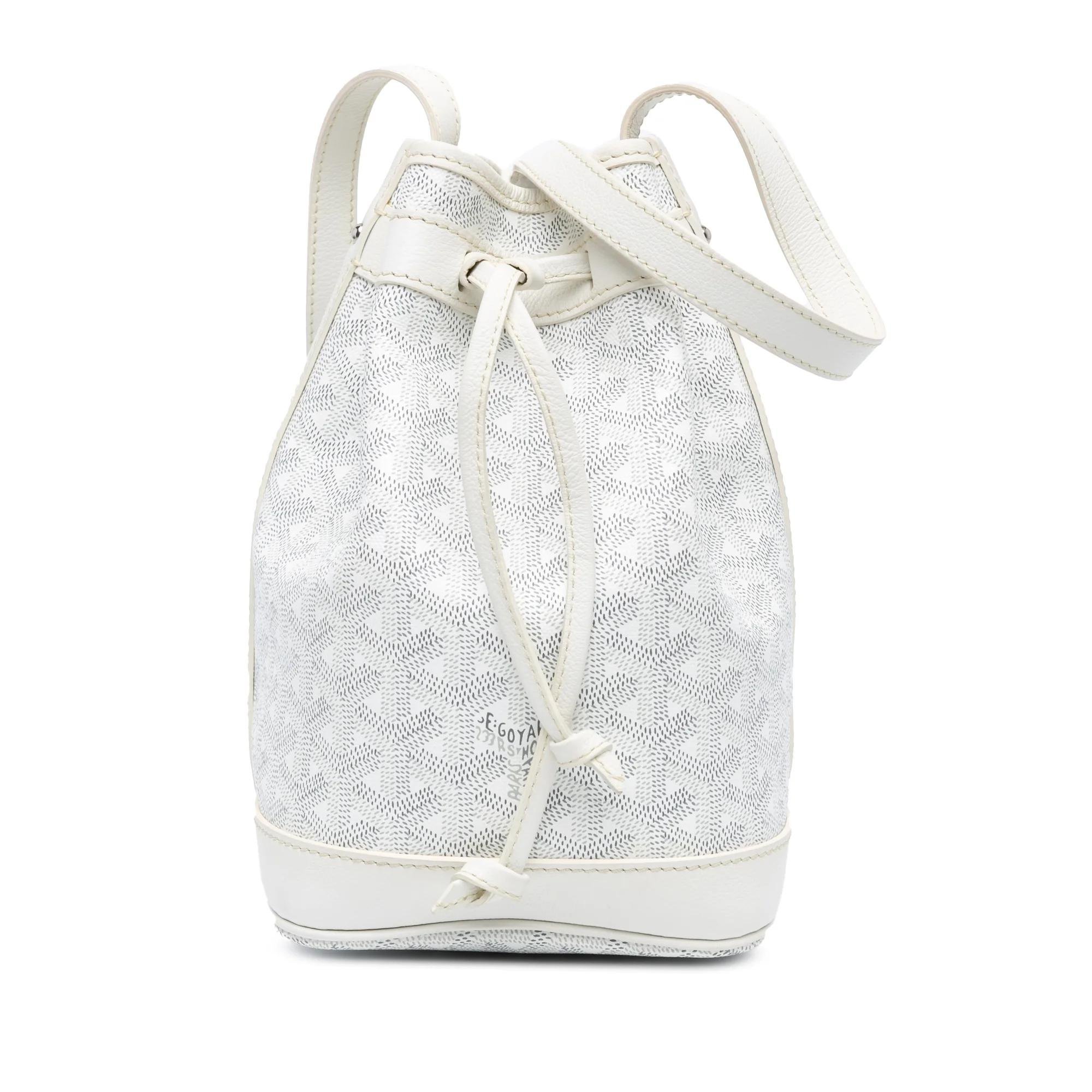 Minaudiere Goyardine cloth handbag