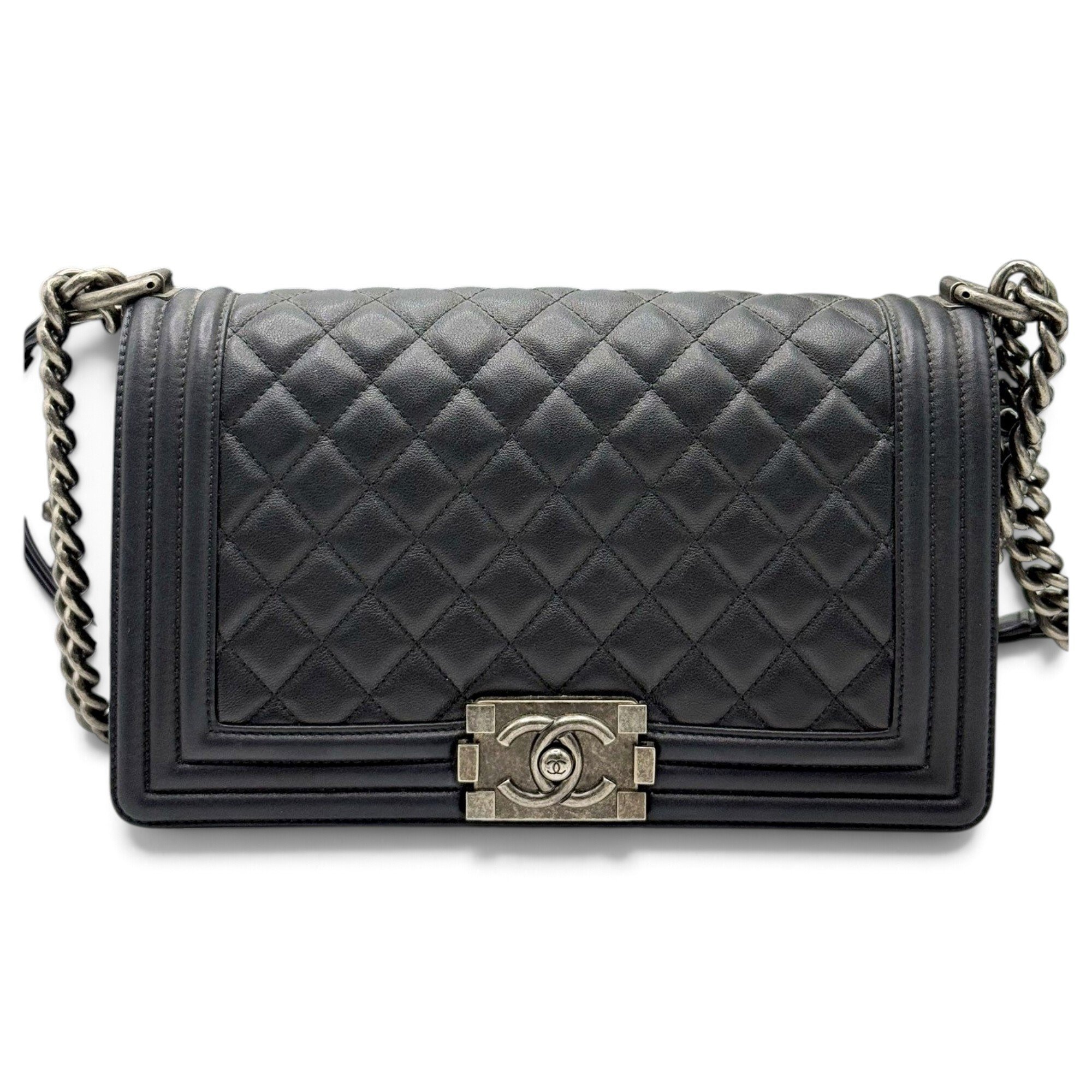 Boy leather crossbody bag