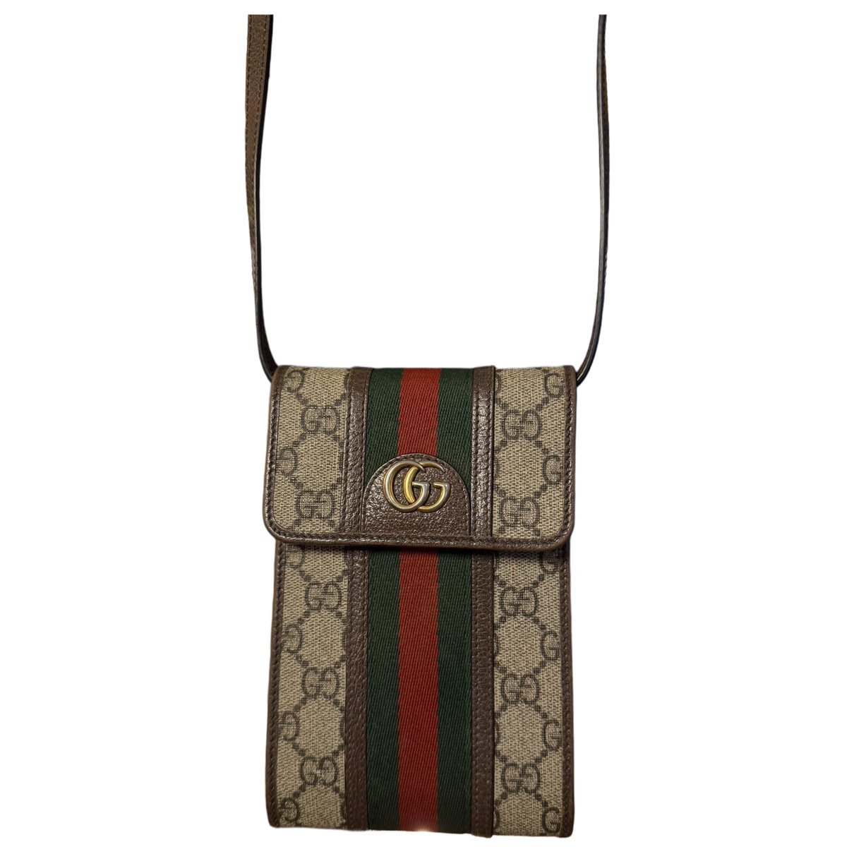 Ophidia GG leather crossbody bag