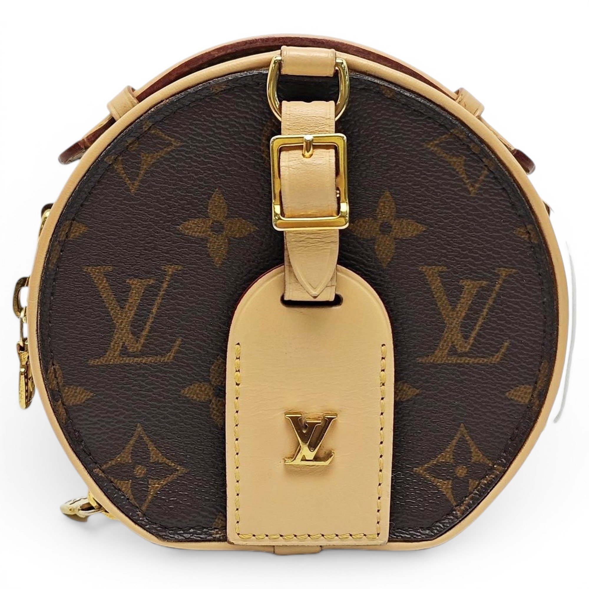 Micro boite chapeau leather handbag