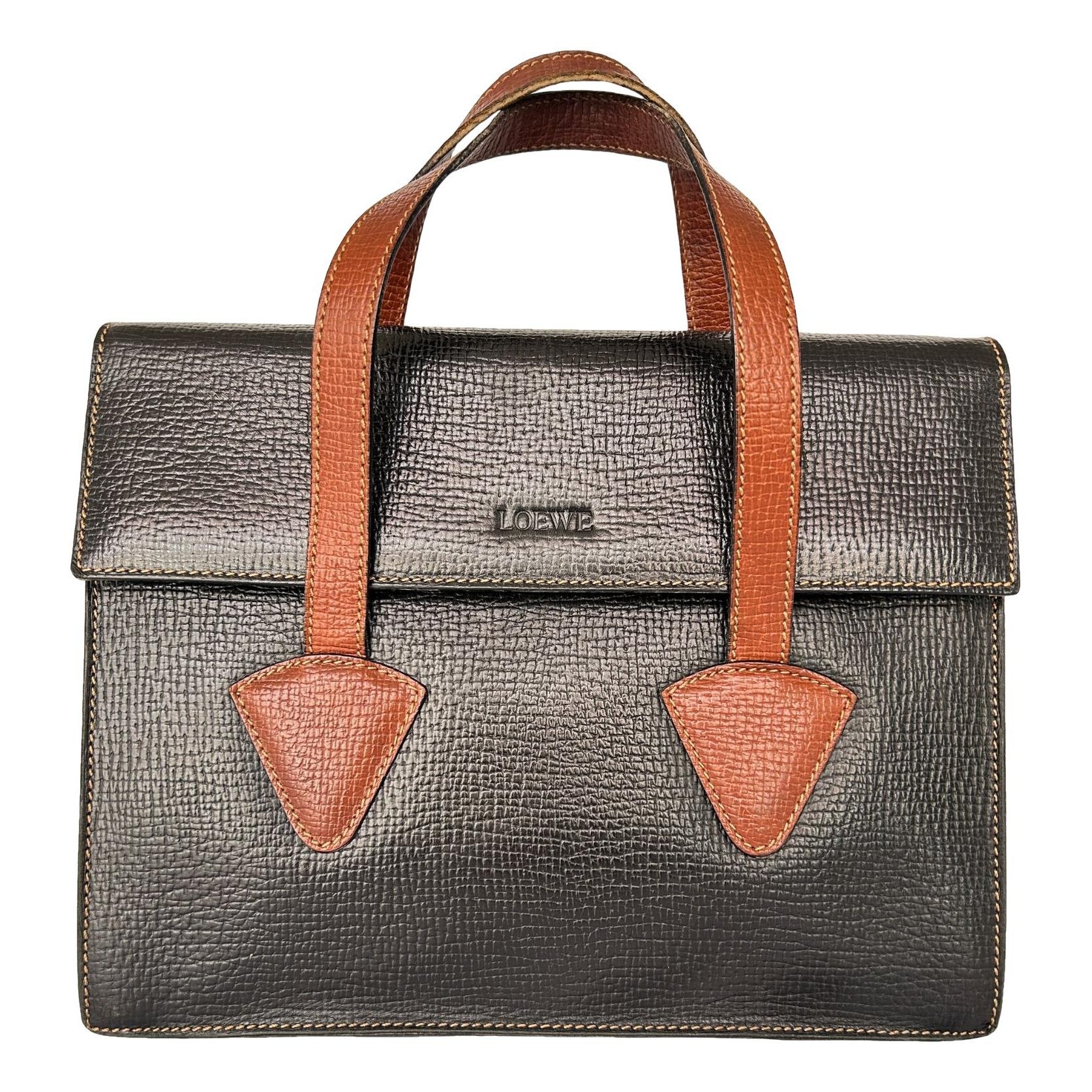 Leather handbag