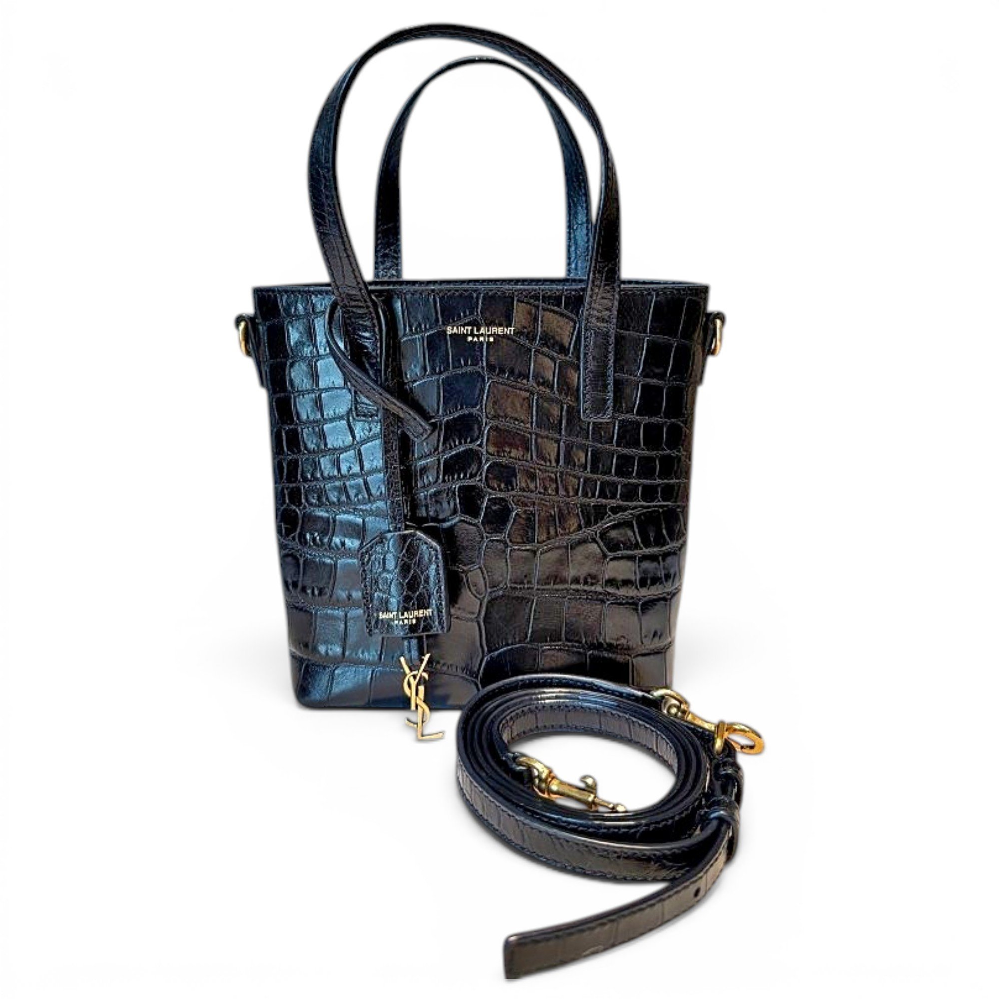 Leather tote