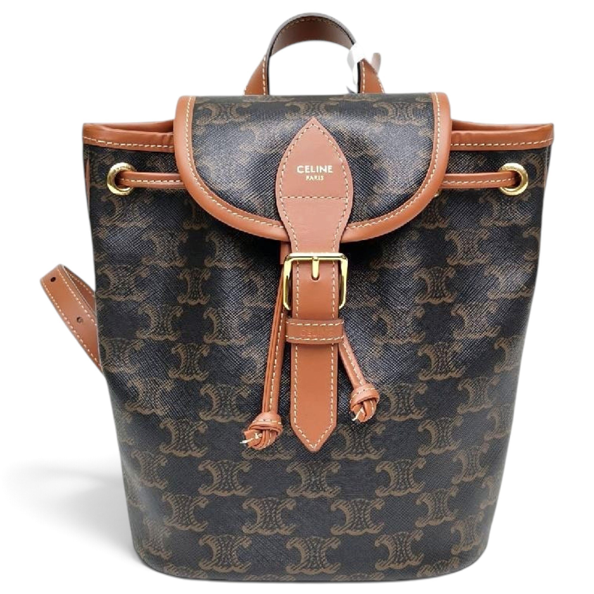 Folco leather backpack