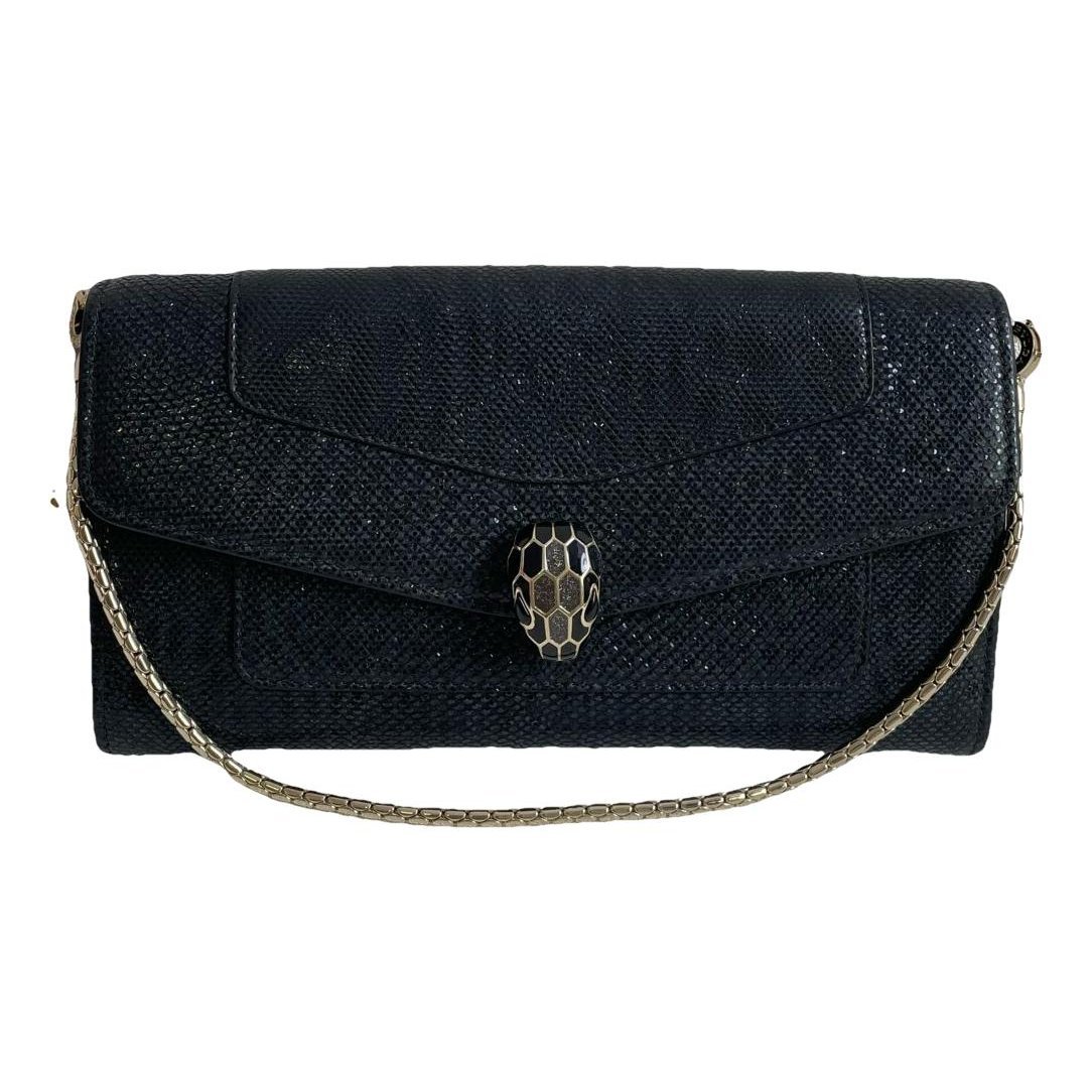 Serpenti leather handbag