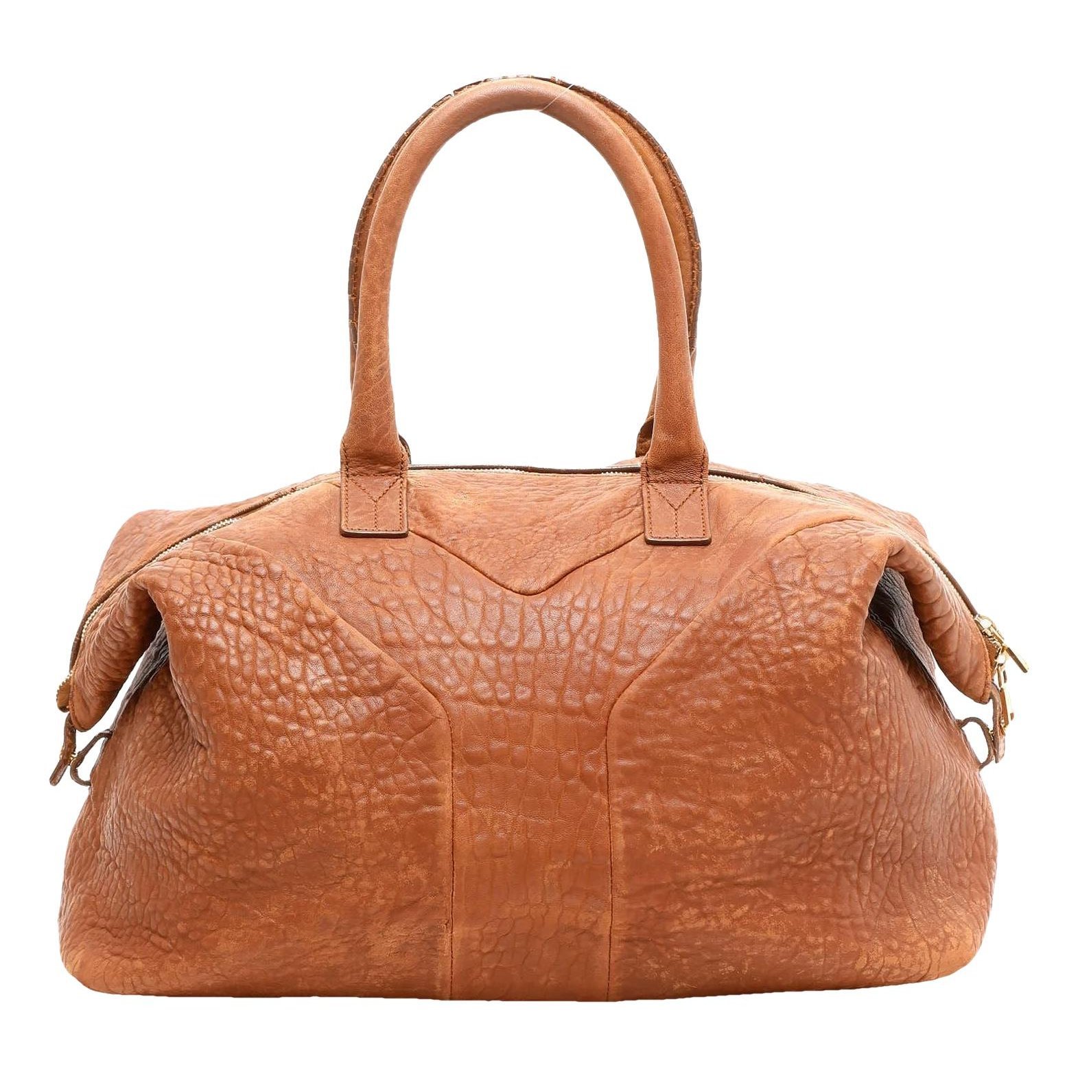 Leather tote