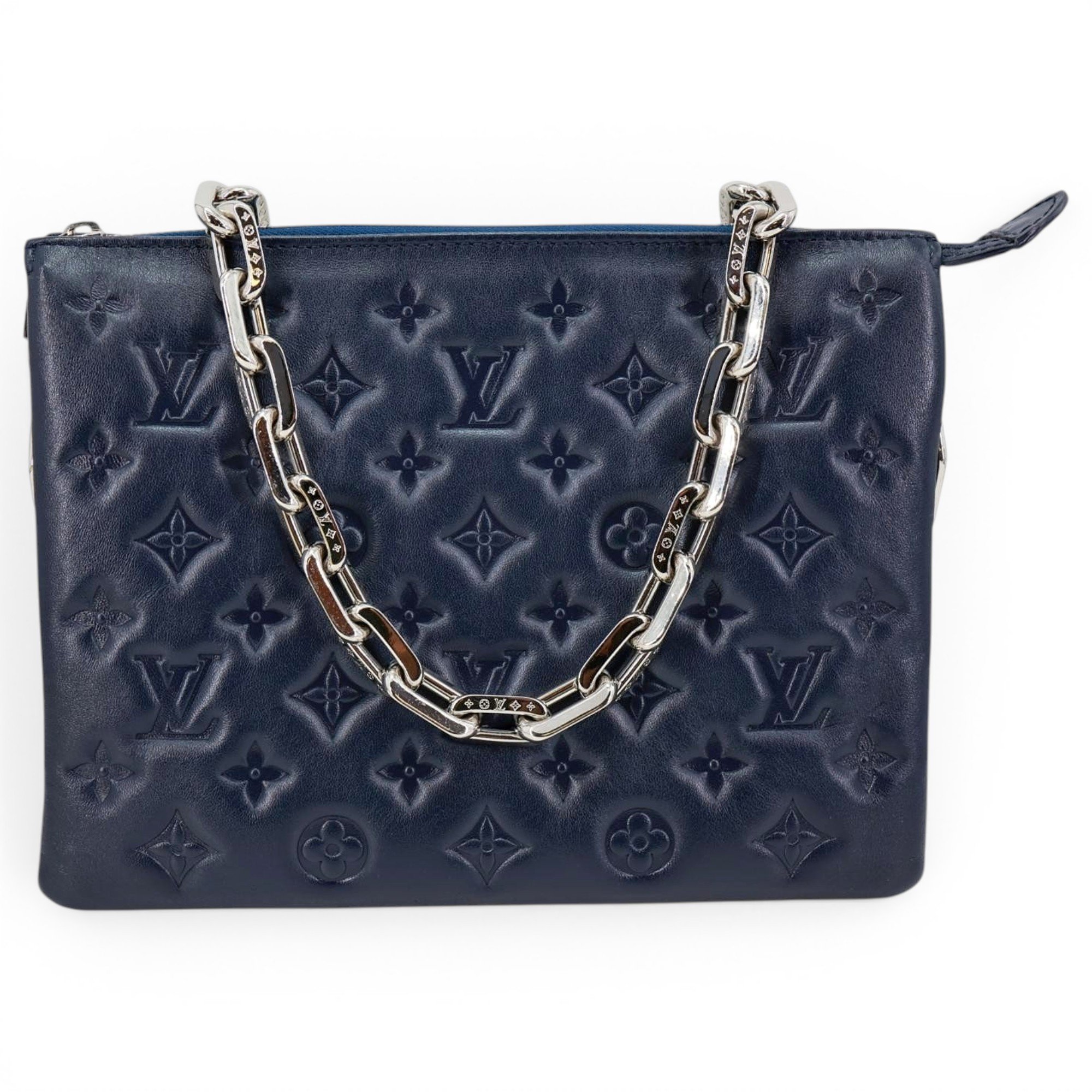 Coussin leather handbag