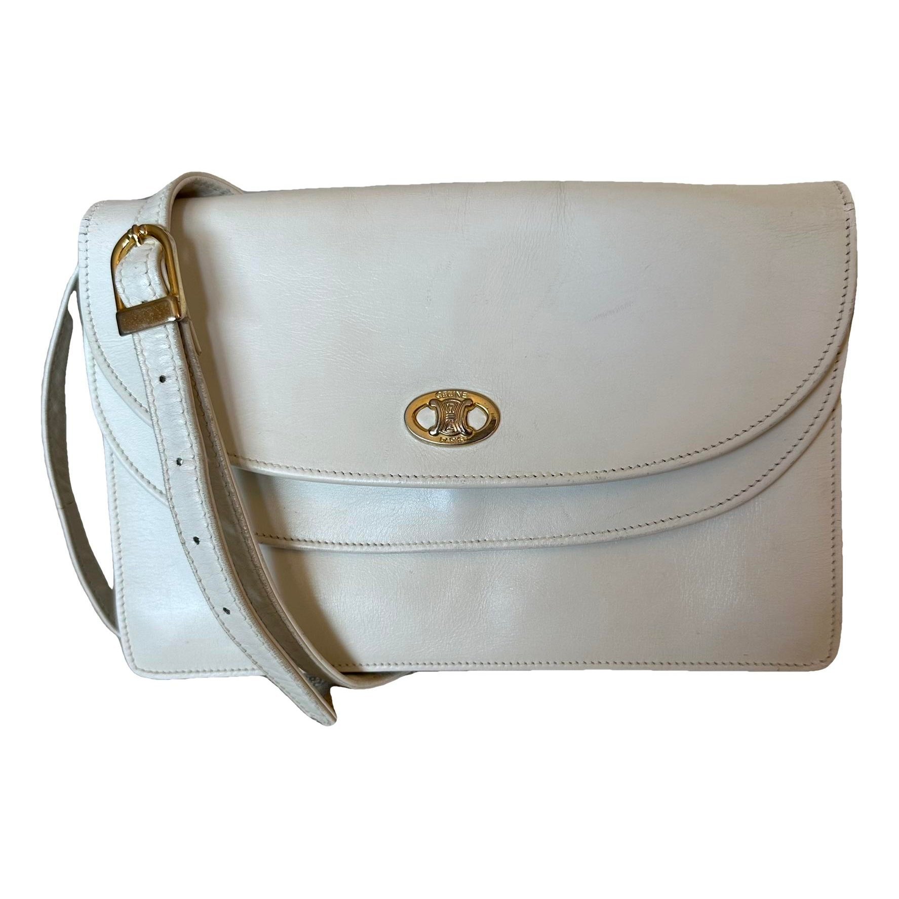 Triomphe leather handbag