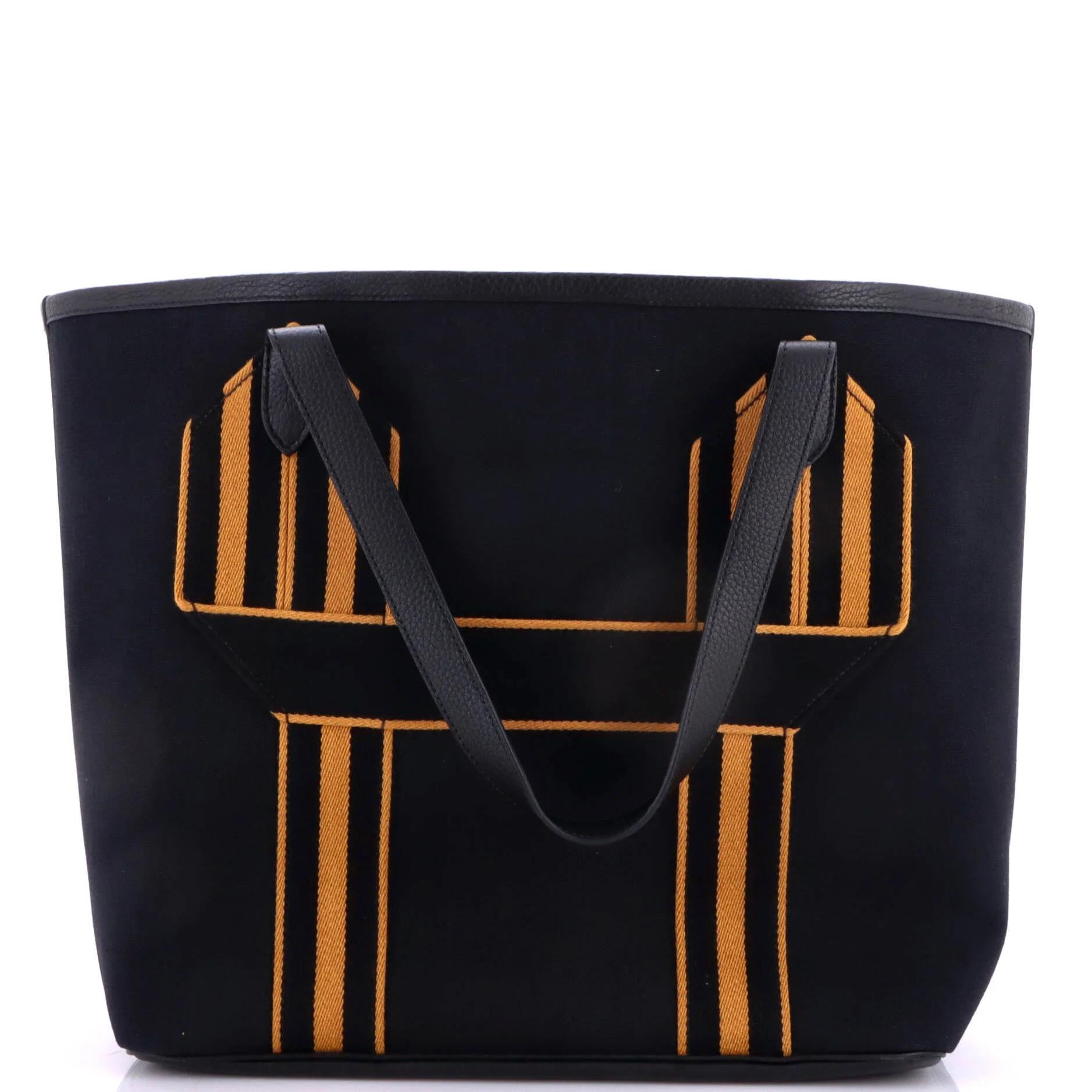 Leather tote