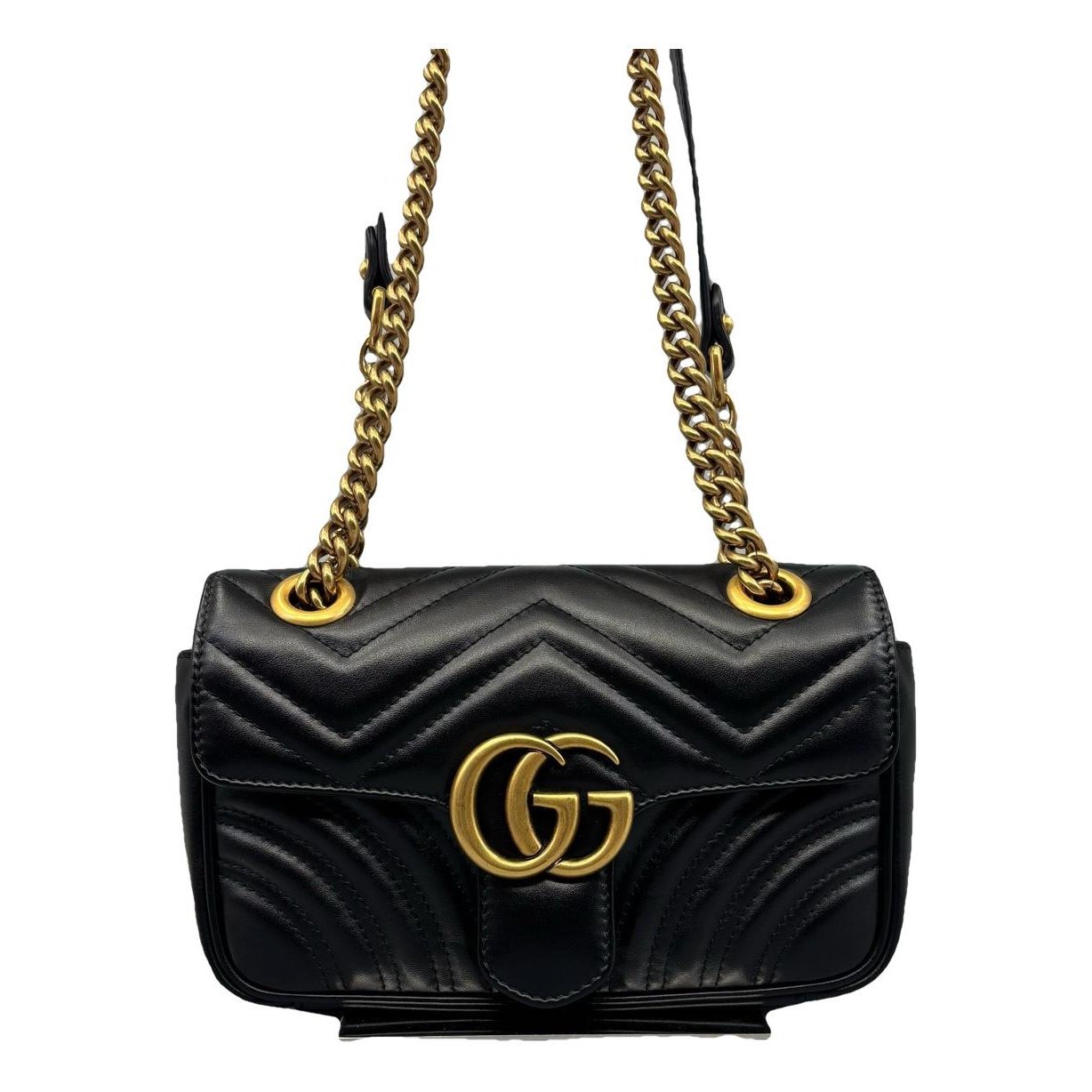 GG Marmont Flap leather handbag