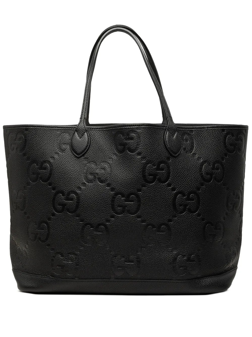 2016-2026 Large Jumbo GG Embossed Calfskin tote bag