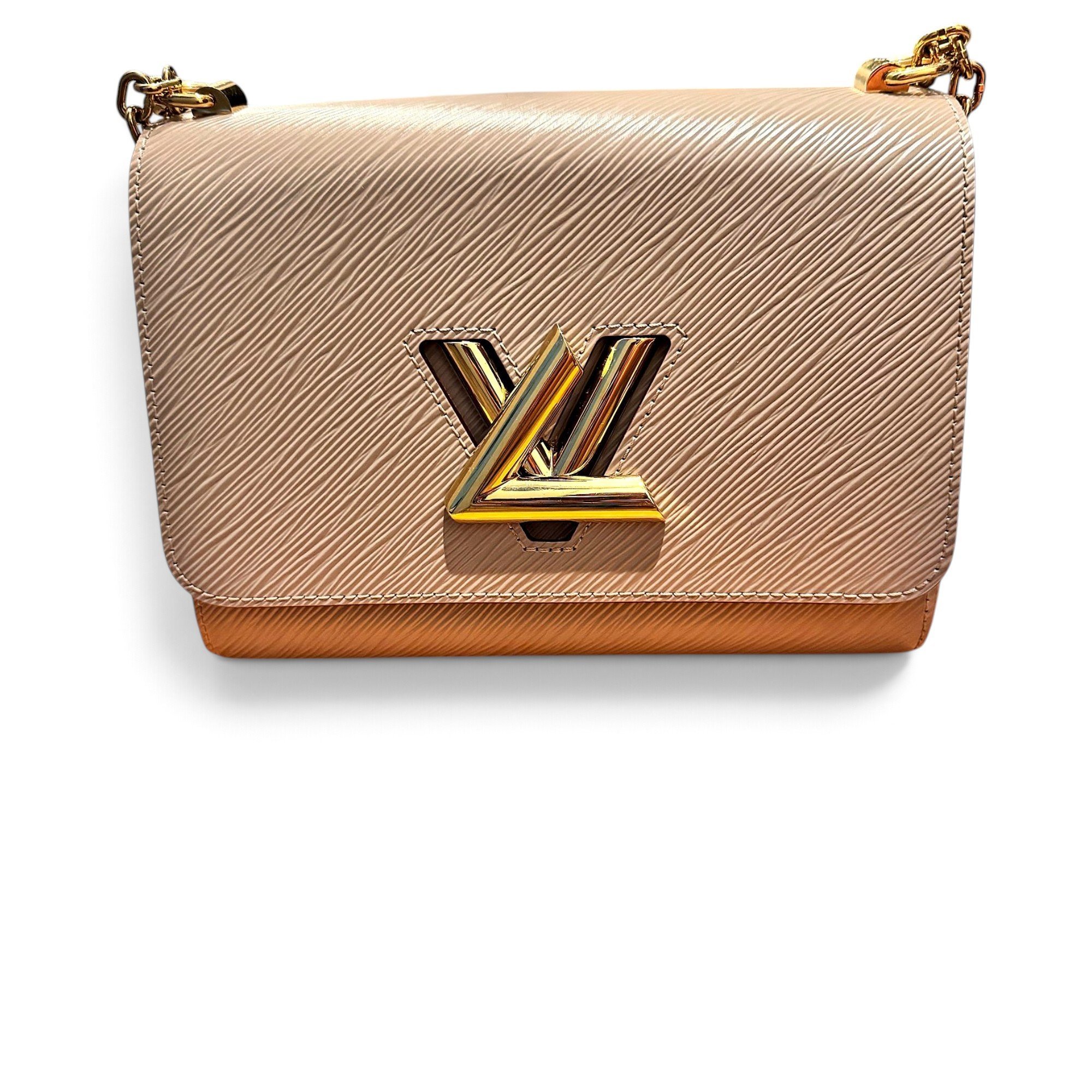 Twist leather handbag