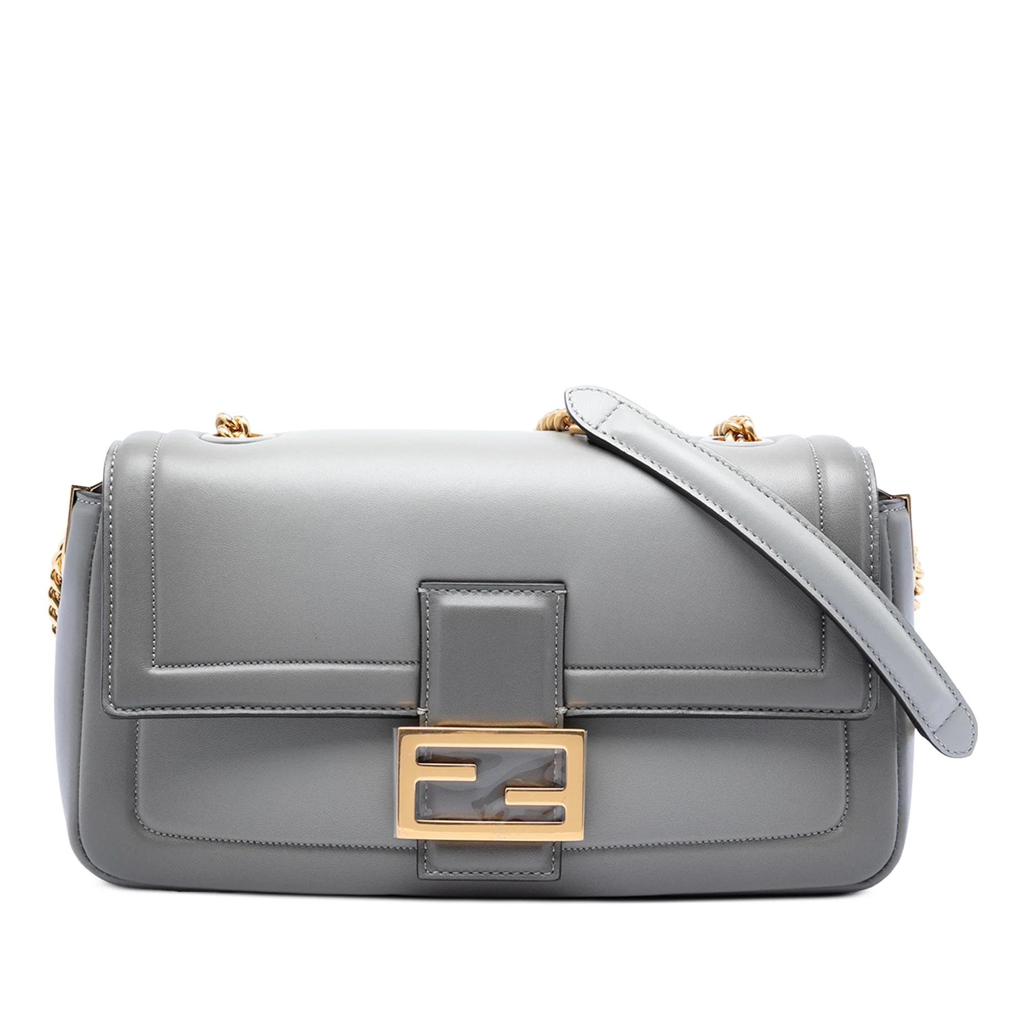 Baguette leather handbag