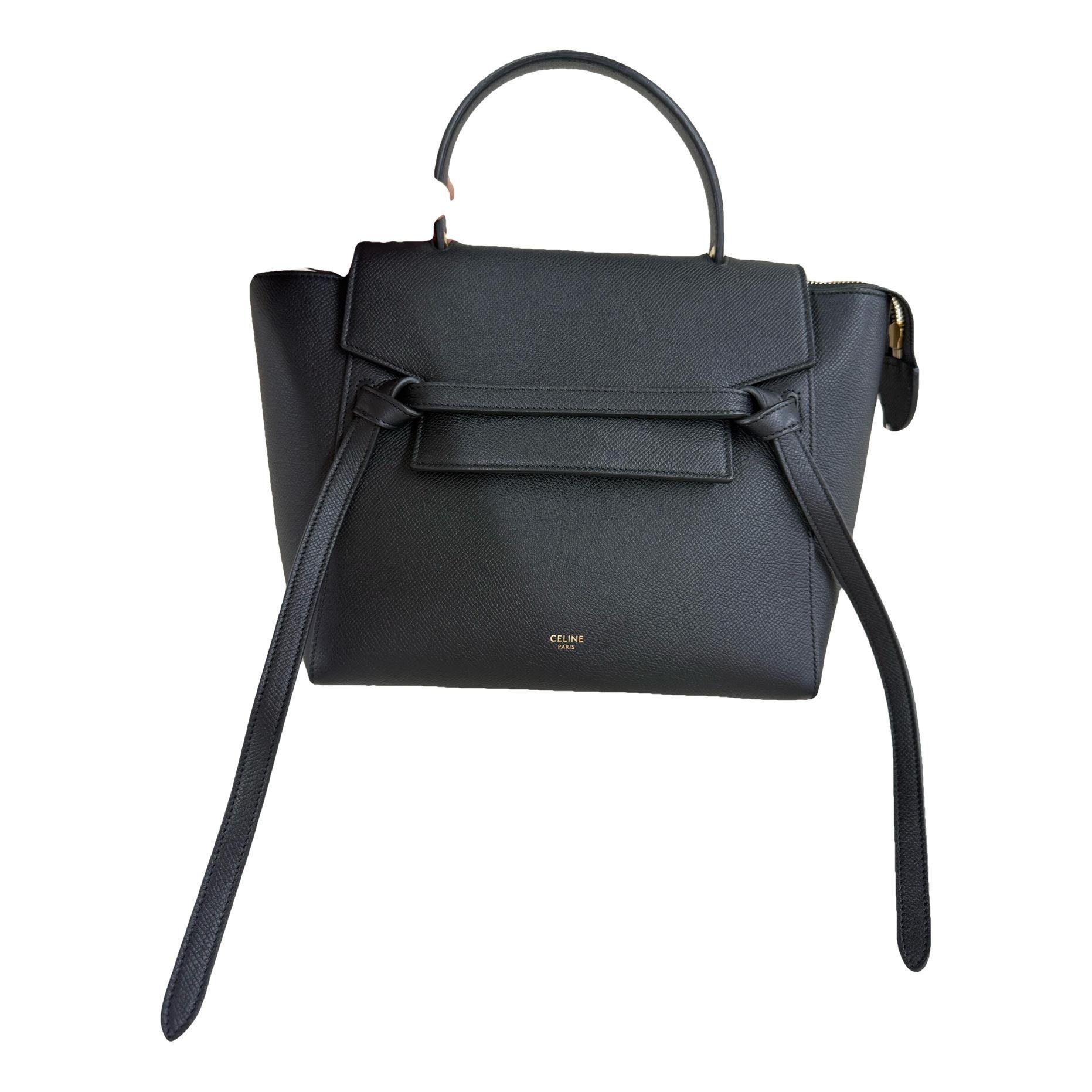 Belt leather handbag