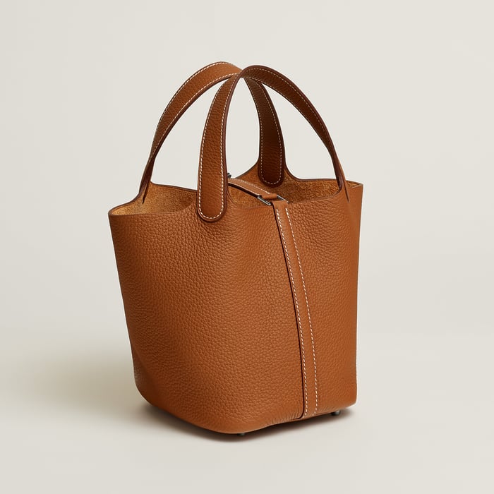 Gold Picotin Lock 18 Bag