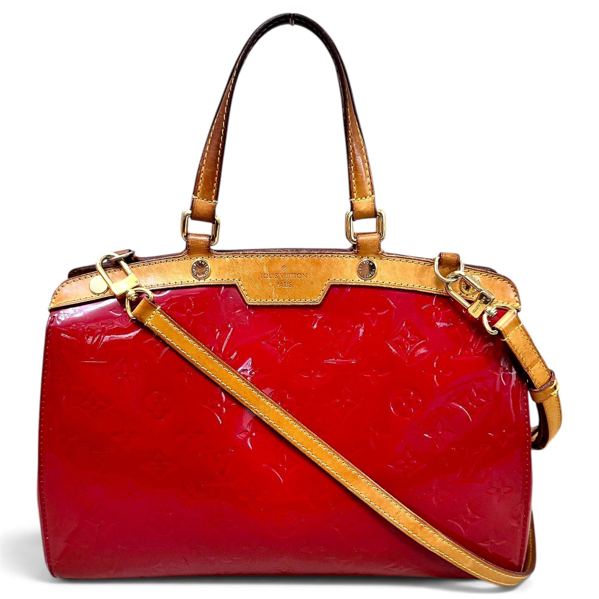 Bréa patent leather handbag
