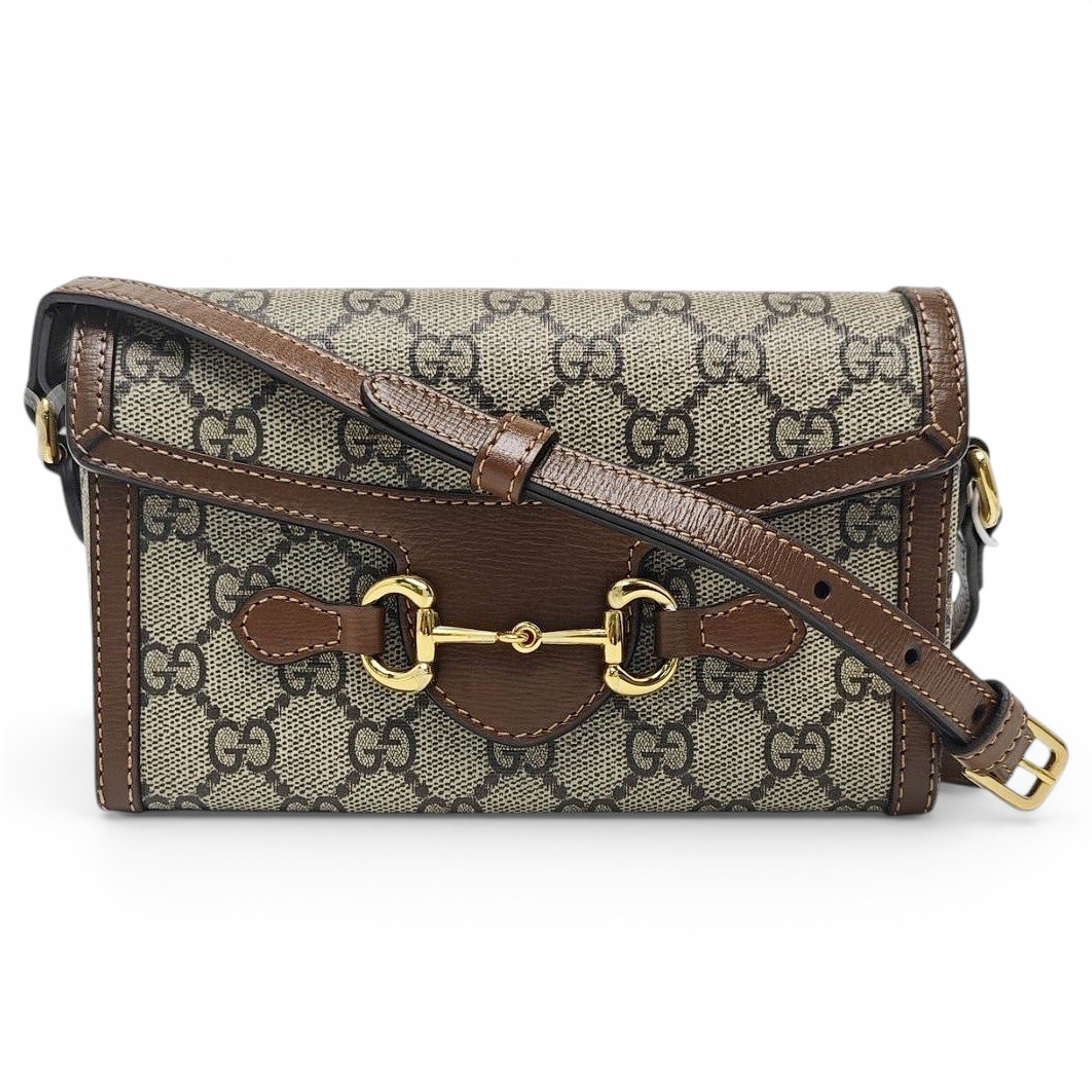 Handle Horsebit 1955 leather handbag