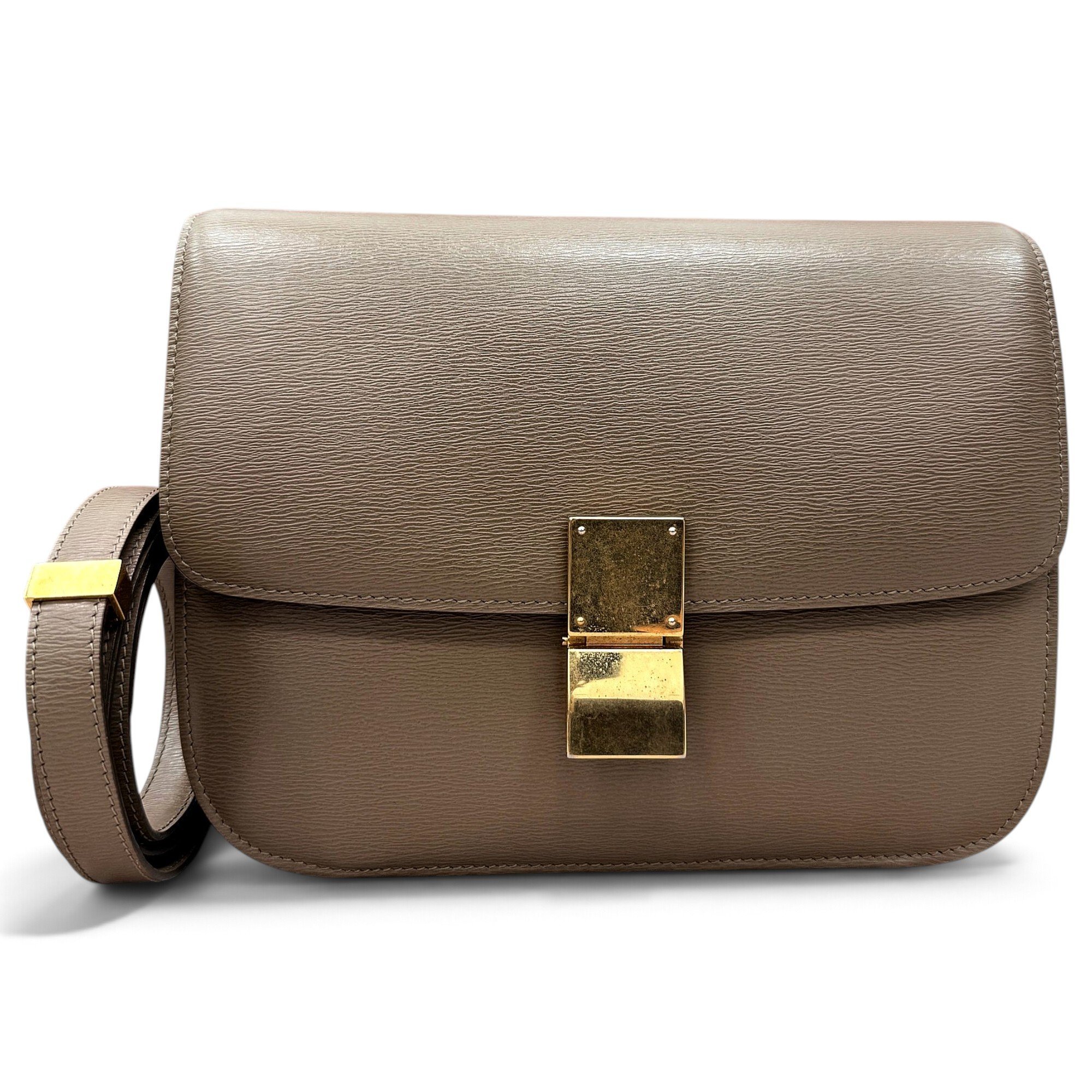 Classic leather handbag