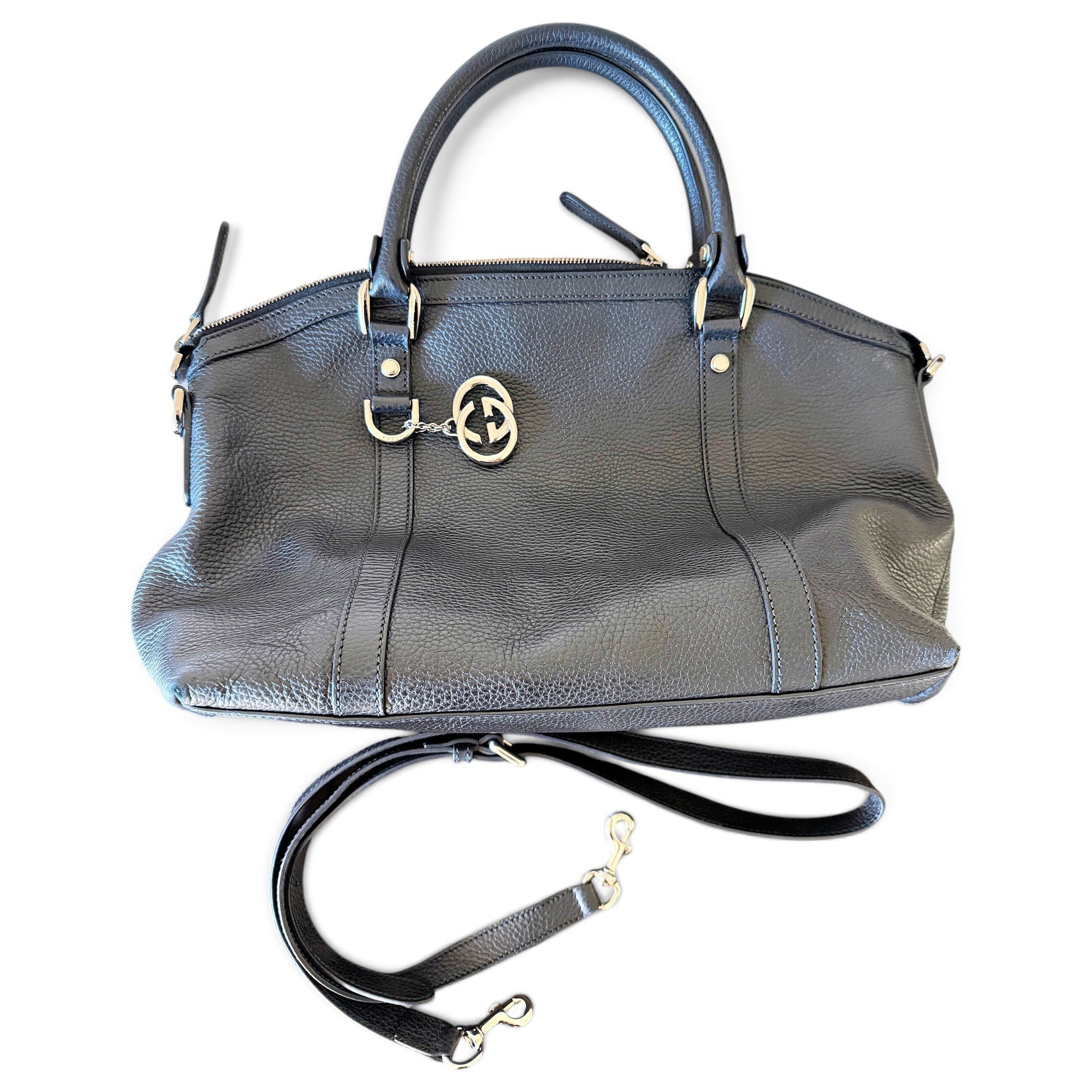 Leather handbag