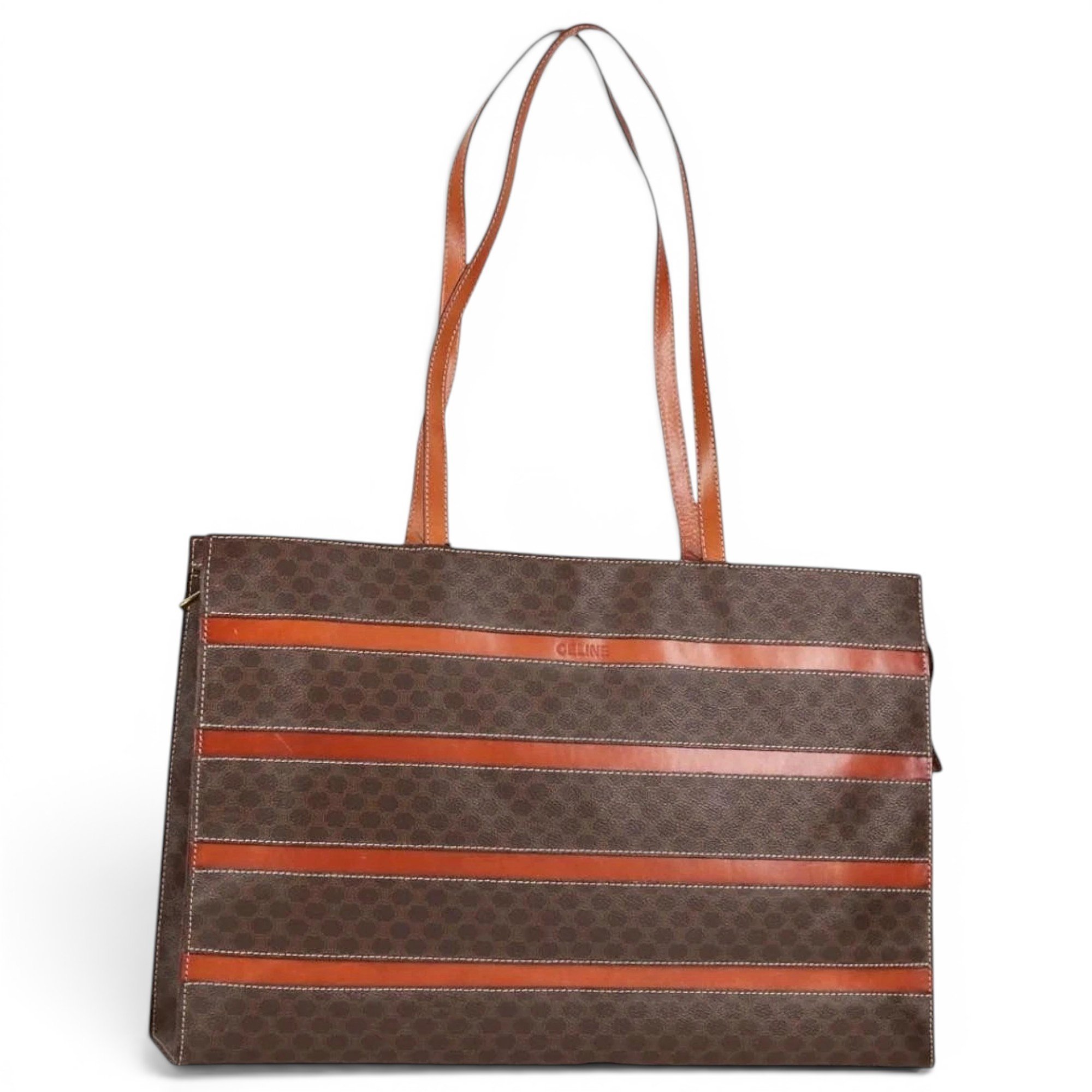 Leather tote