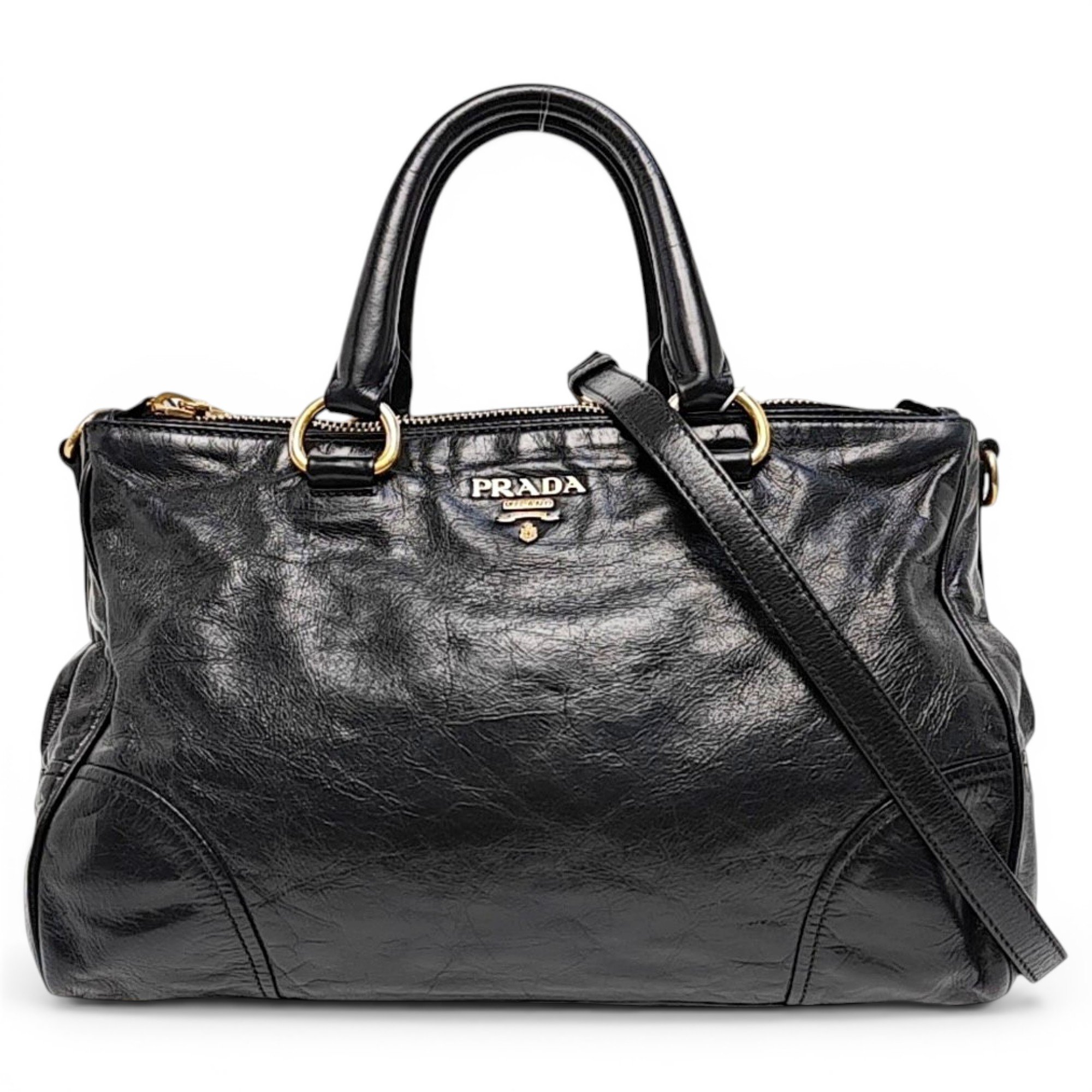Leather handbag