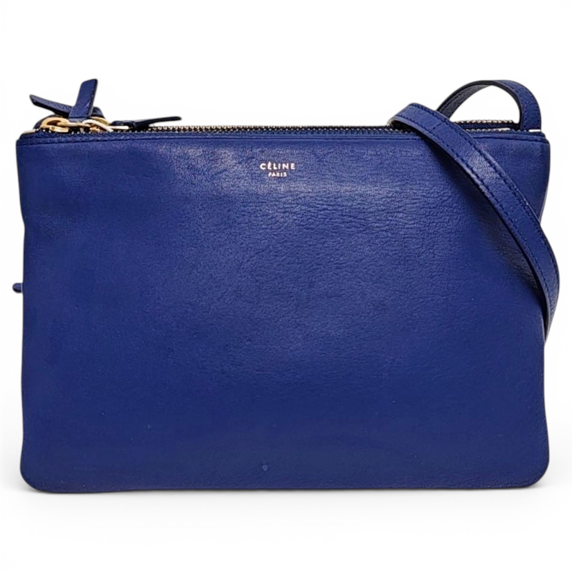 Trio leather crossbody bag