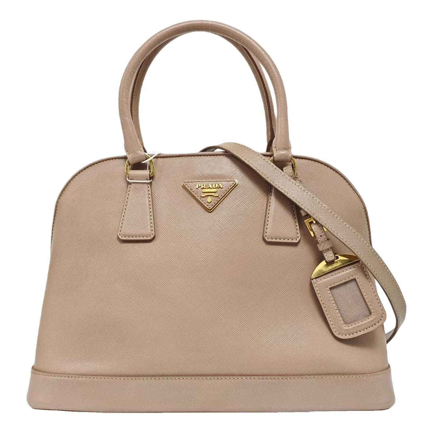 Promenade leather handbag