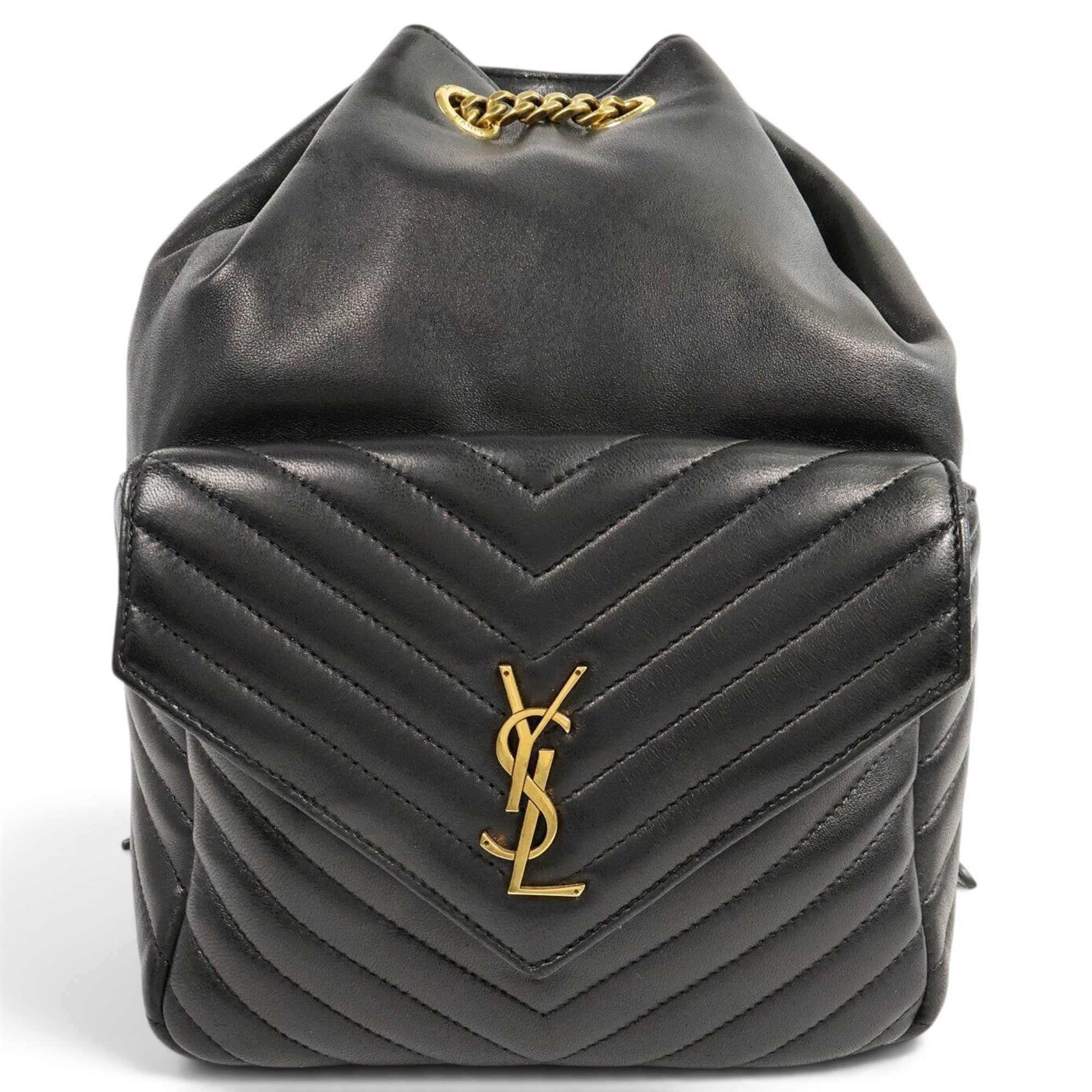Leather backpack