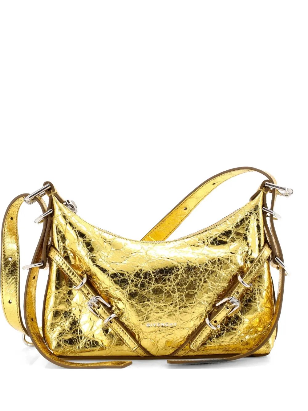 Voyou Metallic Leather Mini shoulder bag