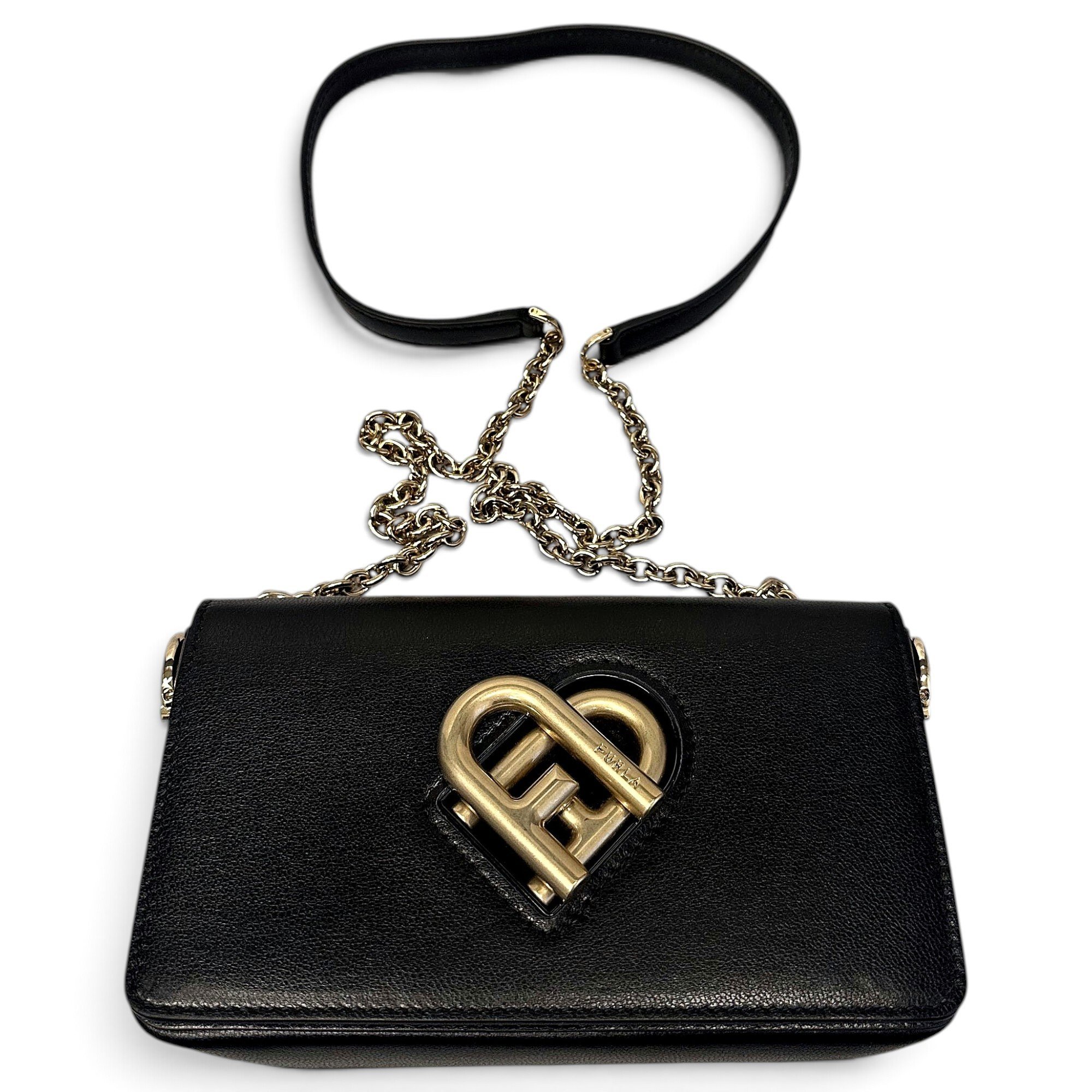 Leather crossbody bag
